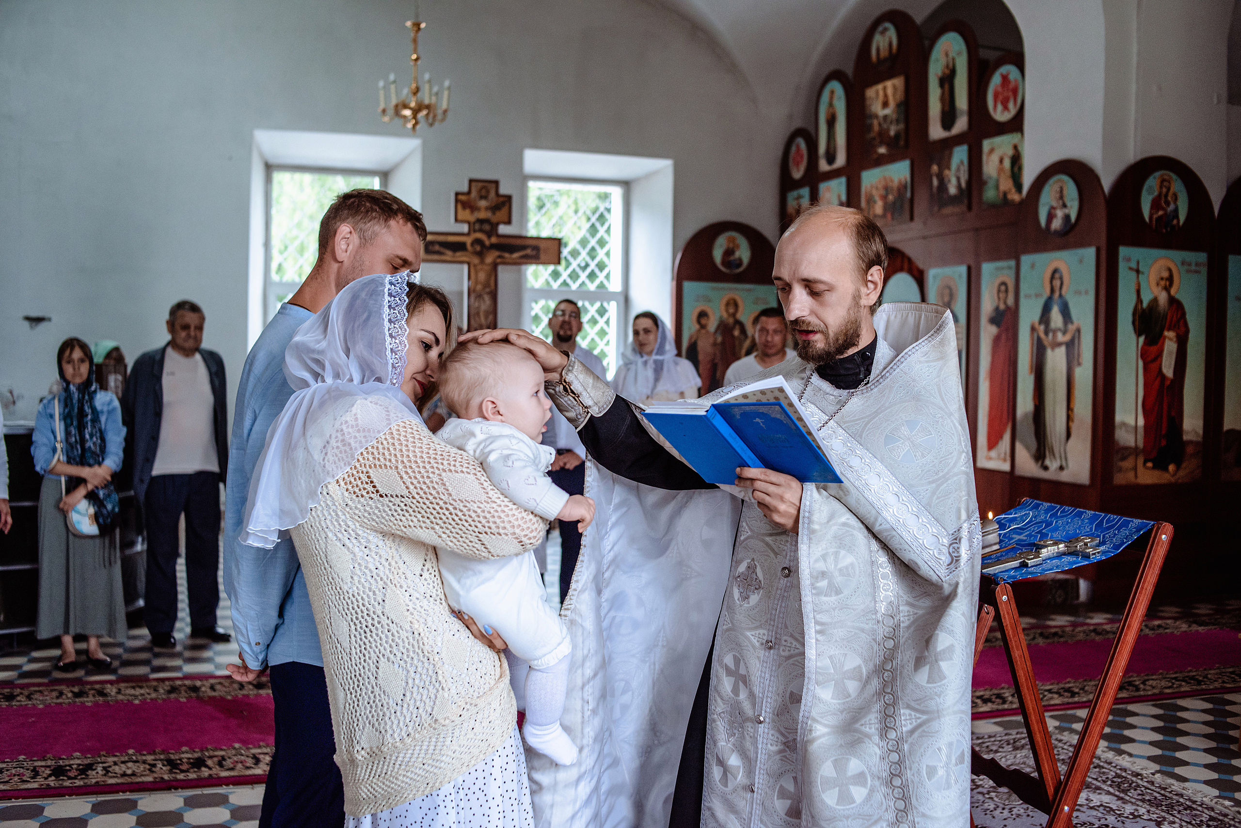 Крещение Ксении (с. Белая Колпь)