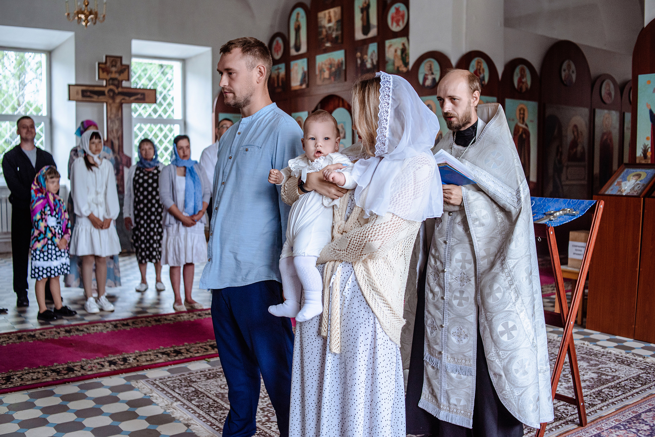Крещение Ксении (с. Белая Колпь)