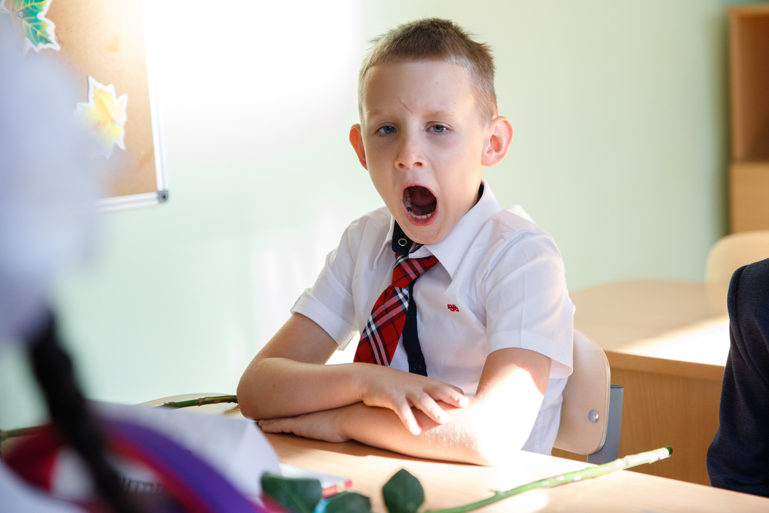 Репортажная съемка первого сентября для первоклассников. Семейный и школьный фотограф в Москве Анна Ткач