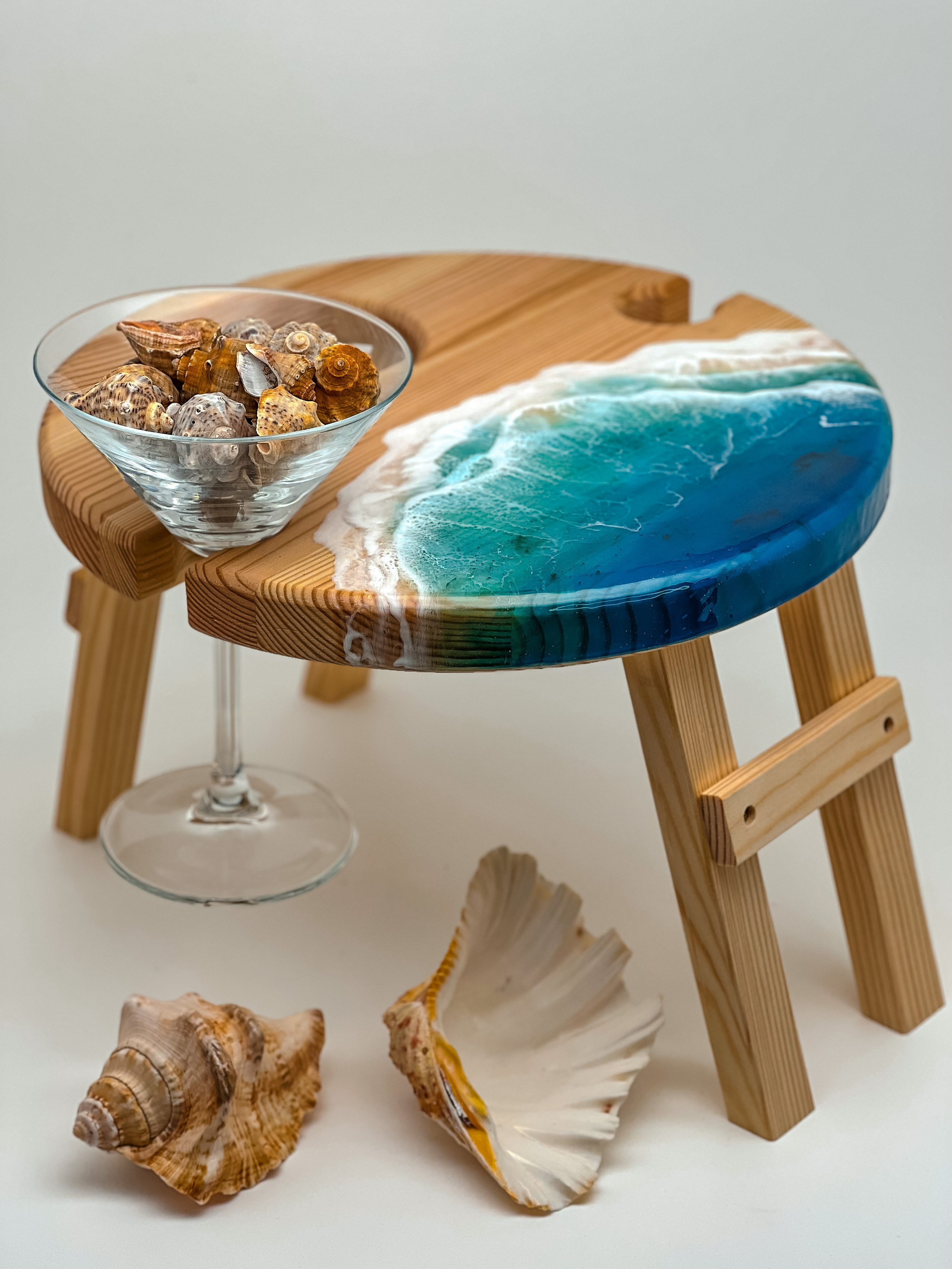 Эпоксидная смола. Seatales — эпоксидная смола и спиртовые чернила