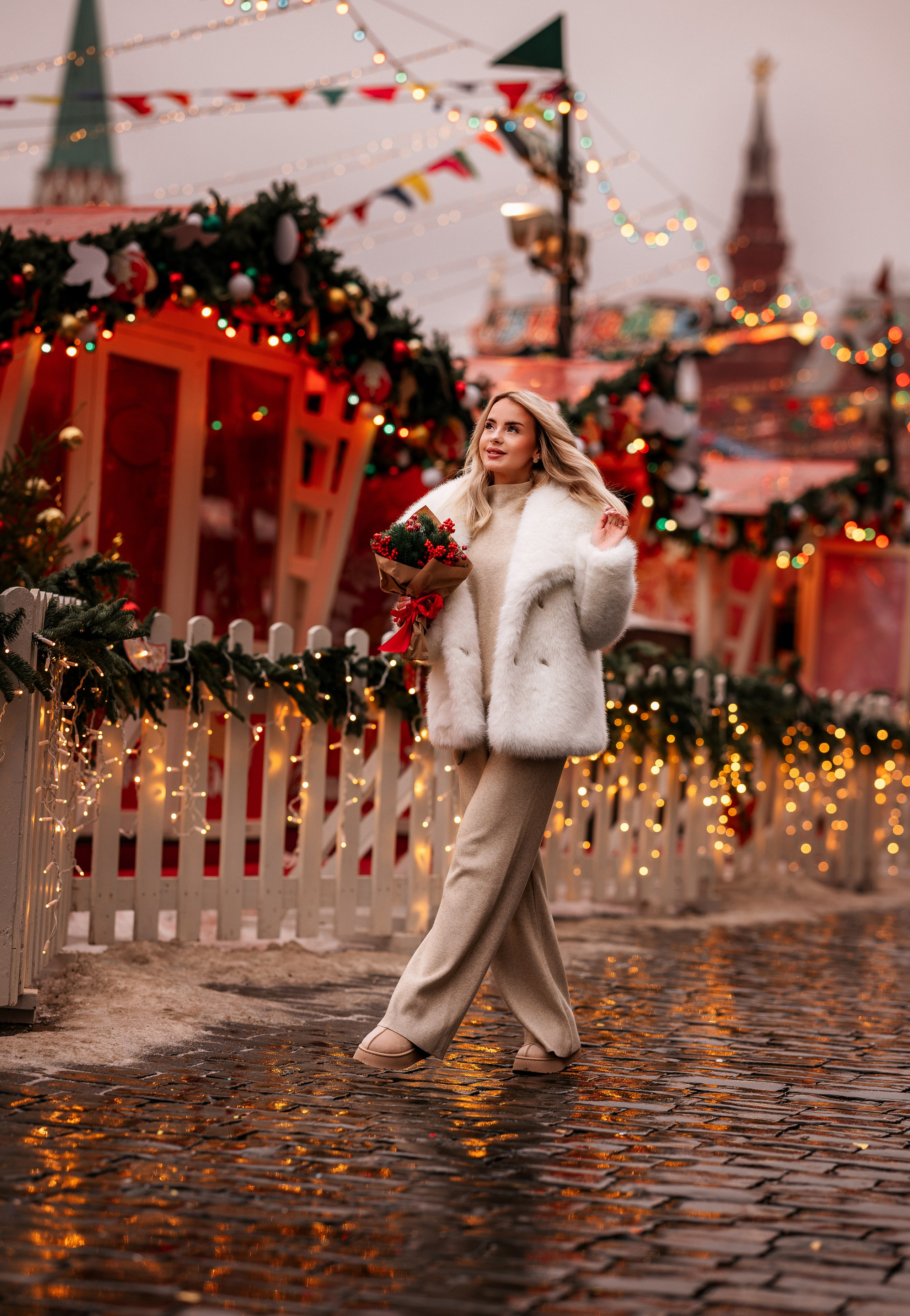 Новогодняя фотосессия в Москве. Женский и семейный фотограф в Москве Виктория