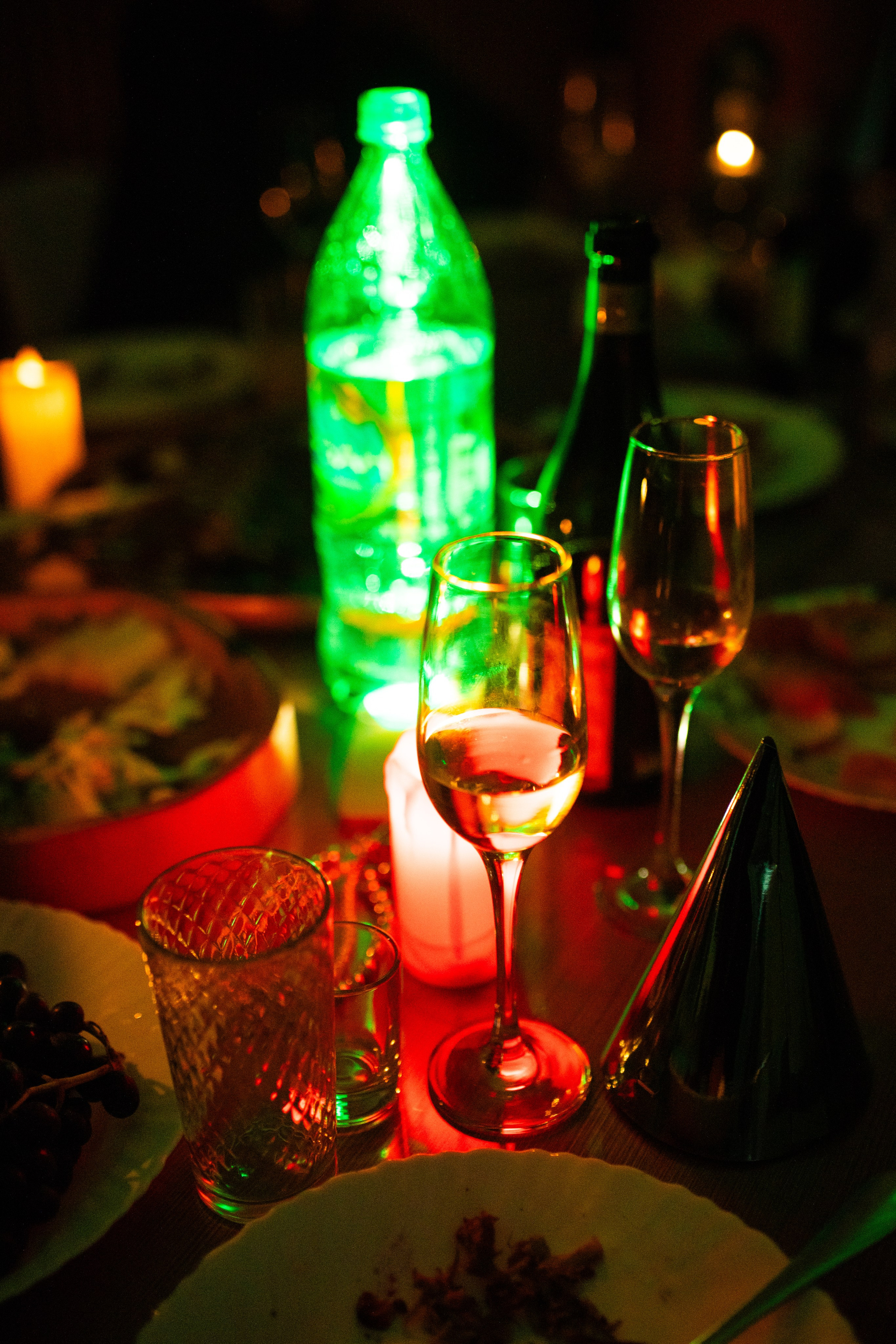 Гринч или как выключили свет в лофте вечером) атмосферные фото детского праздника со свечами и фонариками. Фотограф в Новосибирске Ася Зверева