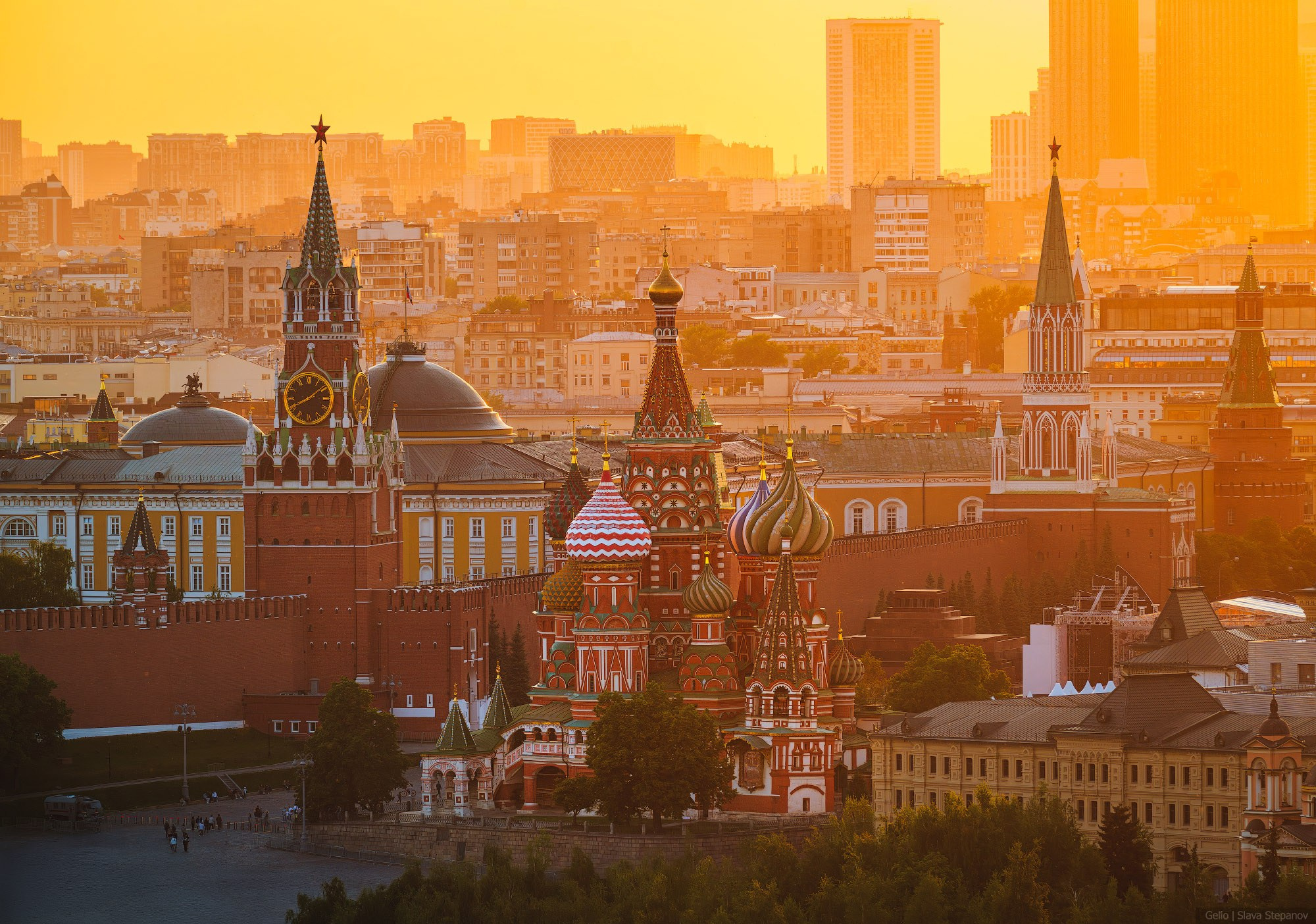 Москва с высоты. Фотограф Слава Степанов, Gelio