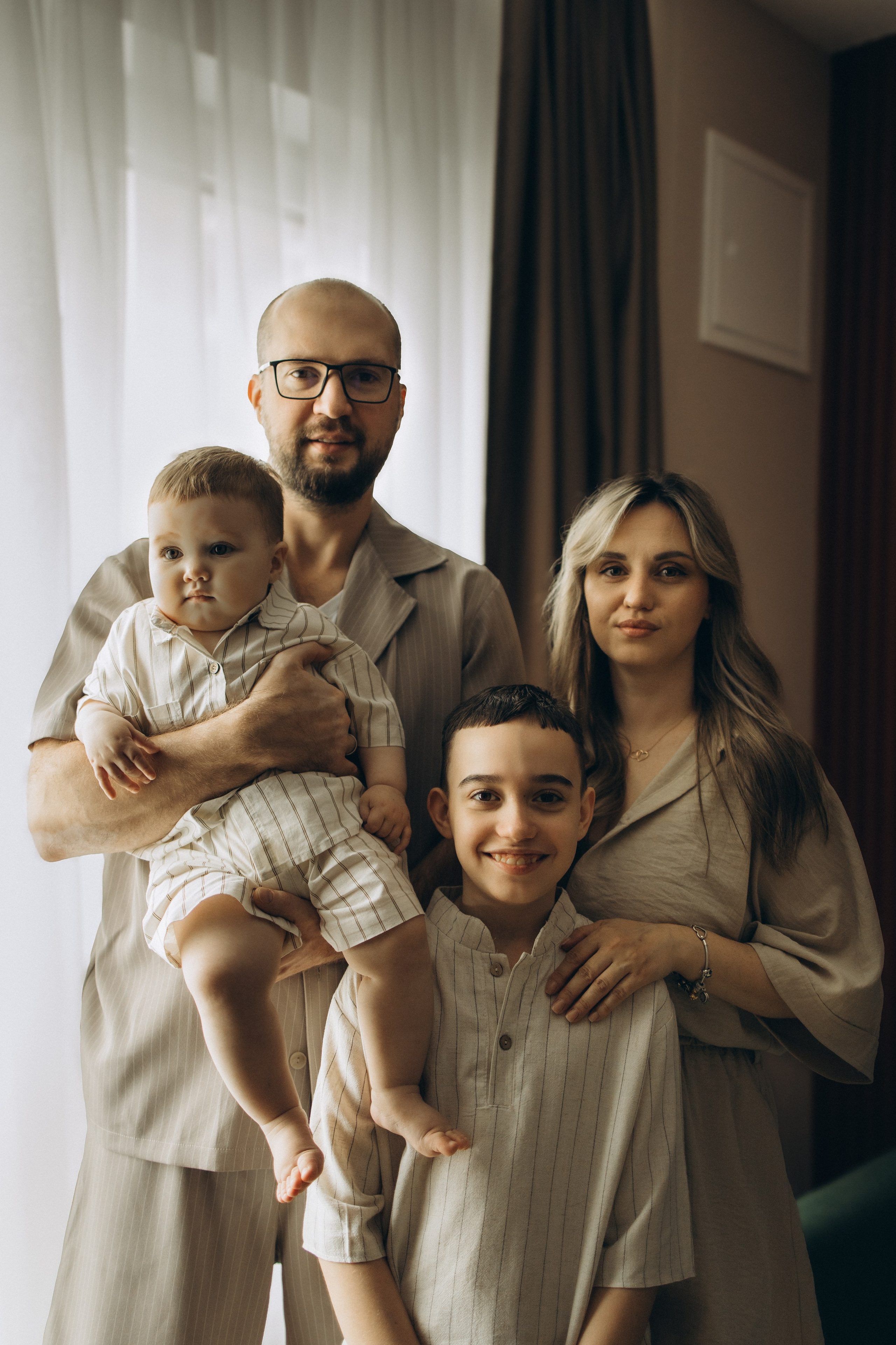 Дарья, Максим, Владислав и Матвей. Семейный фотограф в Москве Алина Киблина