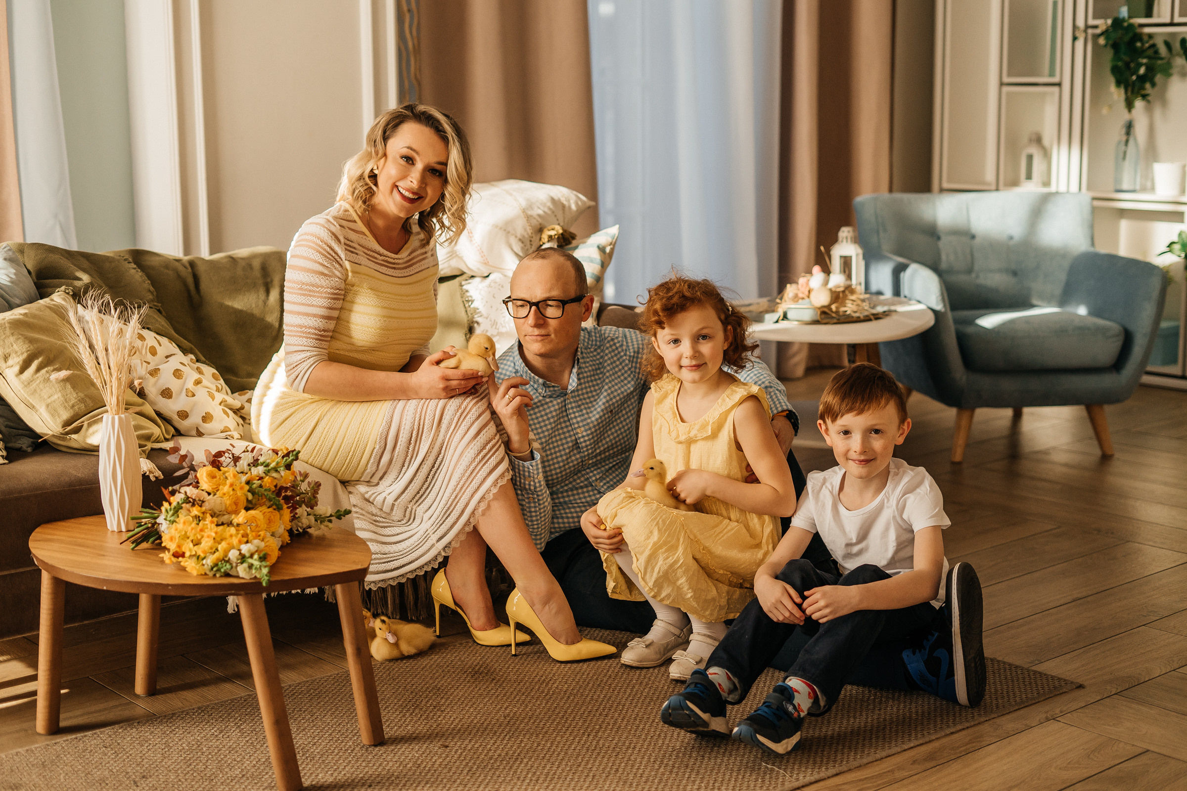 Елена, Олег и маленькие рыжики. Ольга Брайт Семейный и Контент Фотограф в Санкт-Петербурге