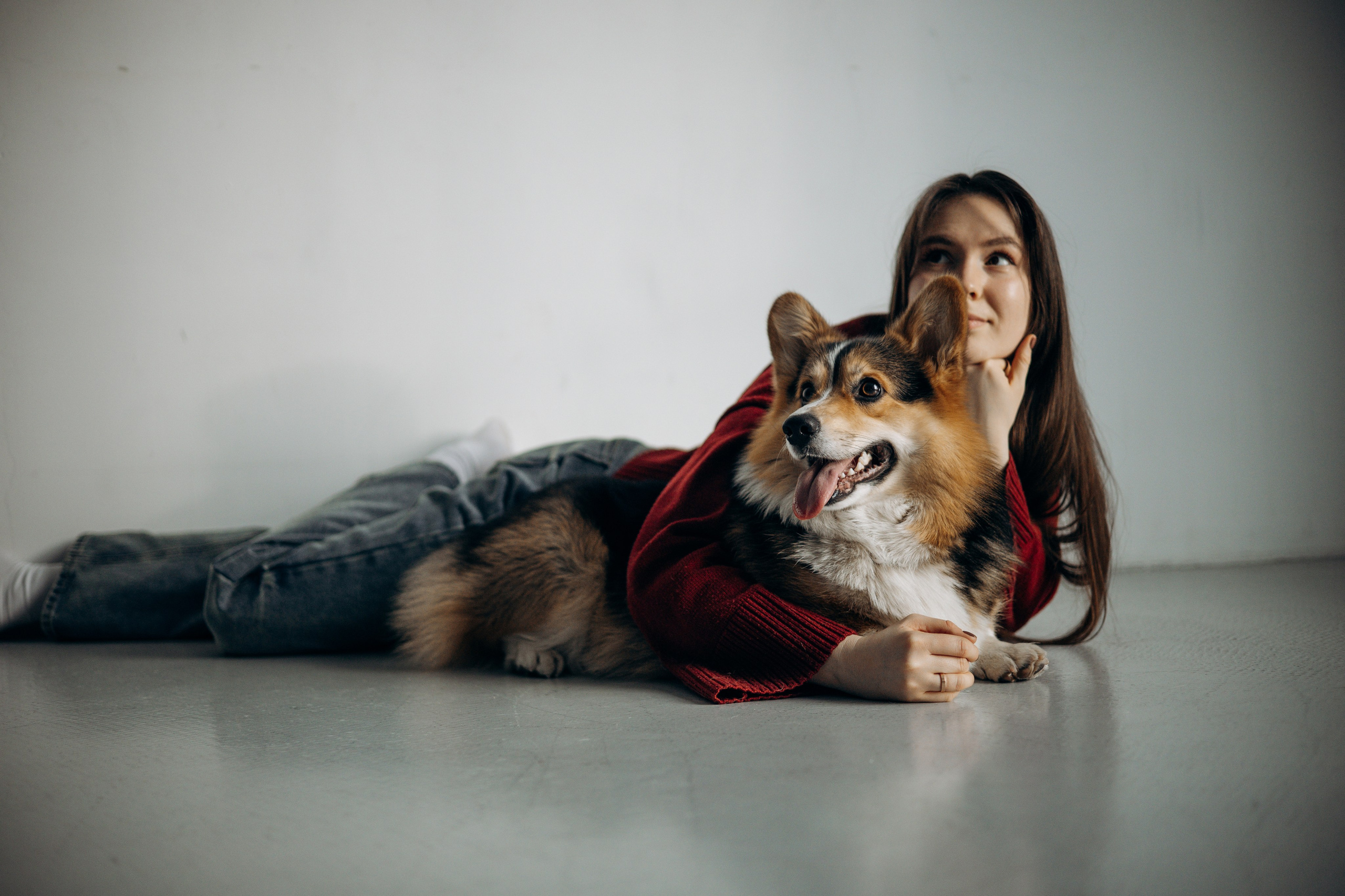 Анастасия и Коржик. Фотограф животных Евгения Верцинская