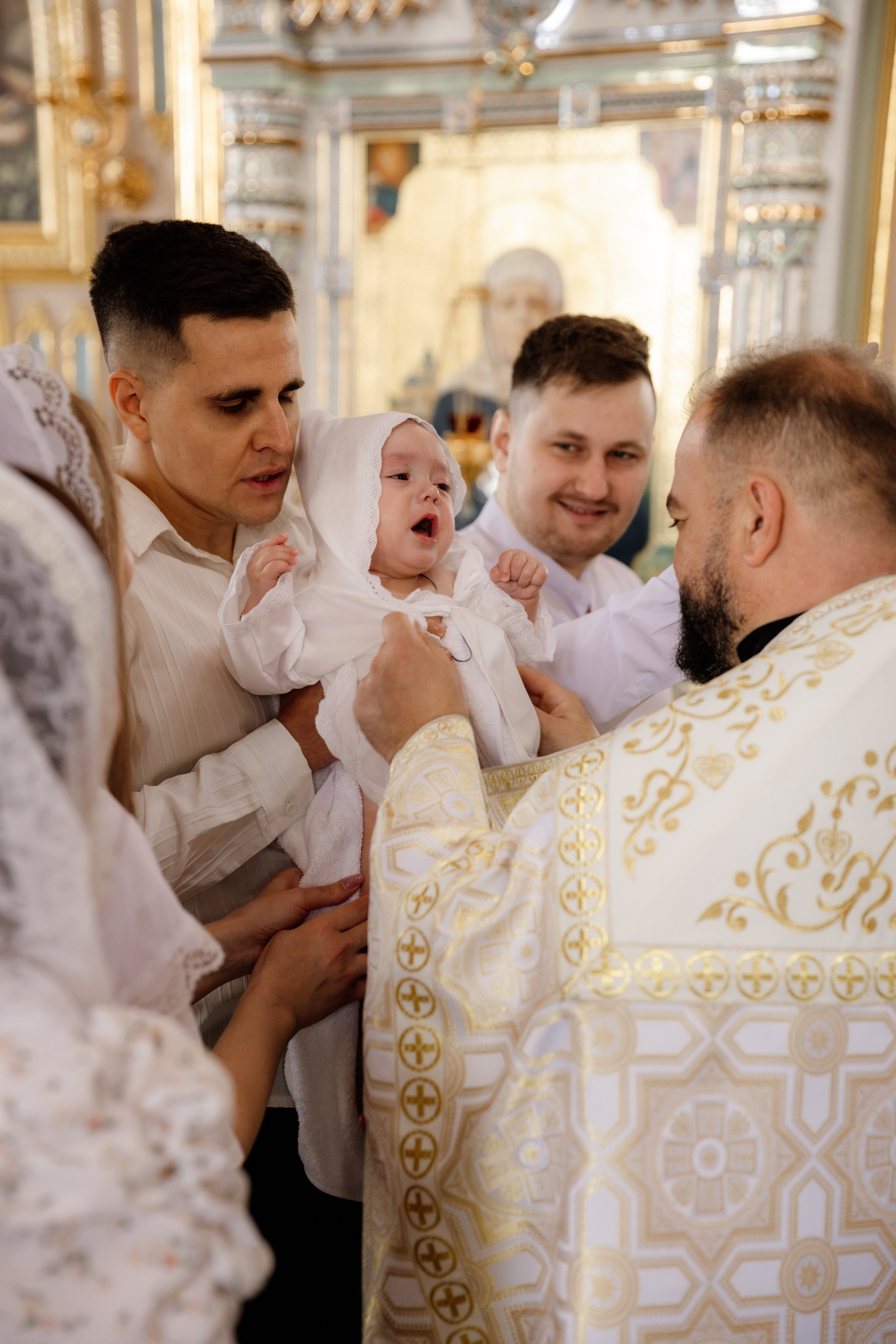 Крещение Максима. Семейный фотограф документалист в Пензе Лопатинская Татья