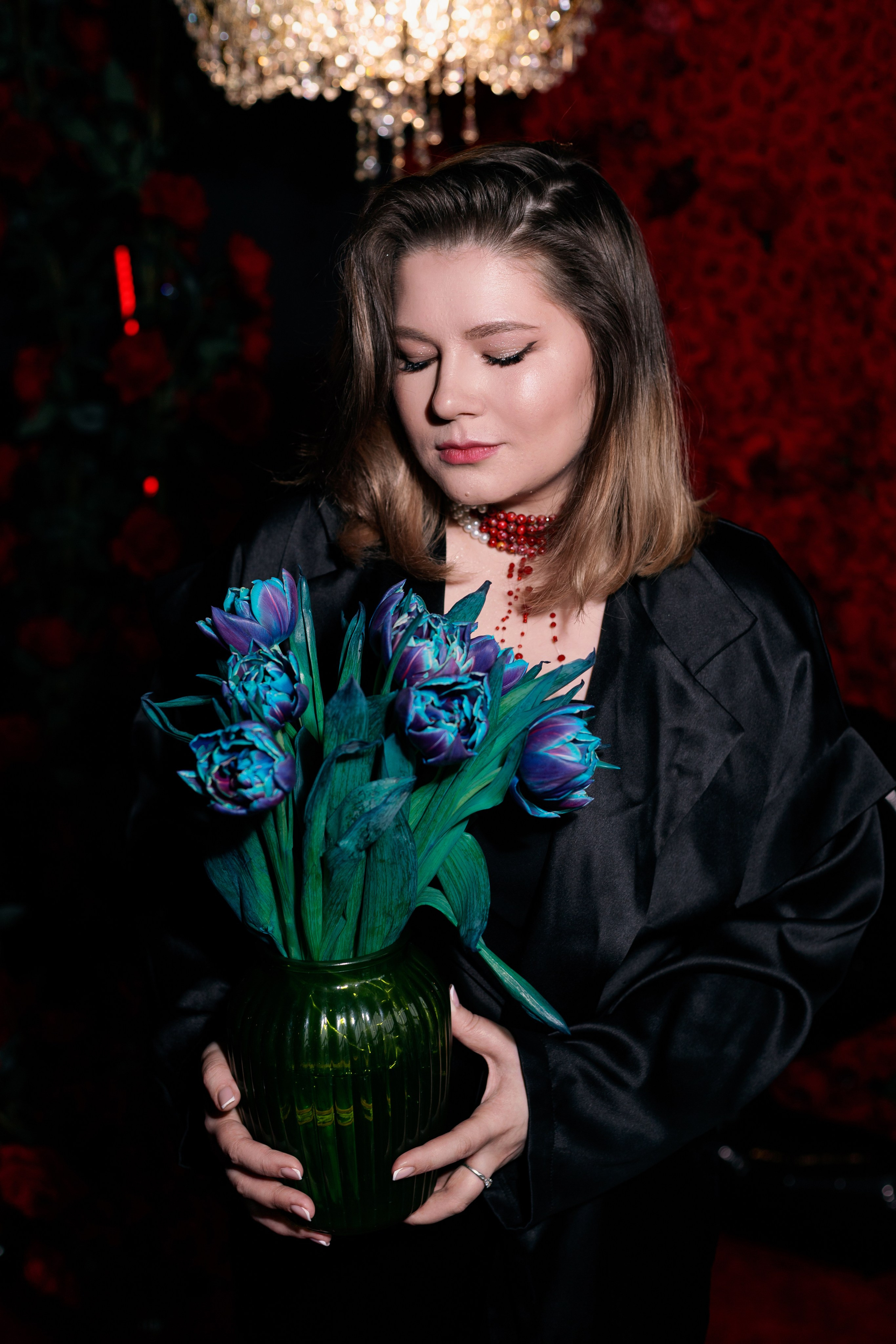 Фотосессия для девушки с бенто тортом в студии. Фотограф в Санкт-Петербурге, Анна Скворцова