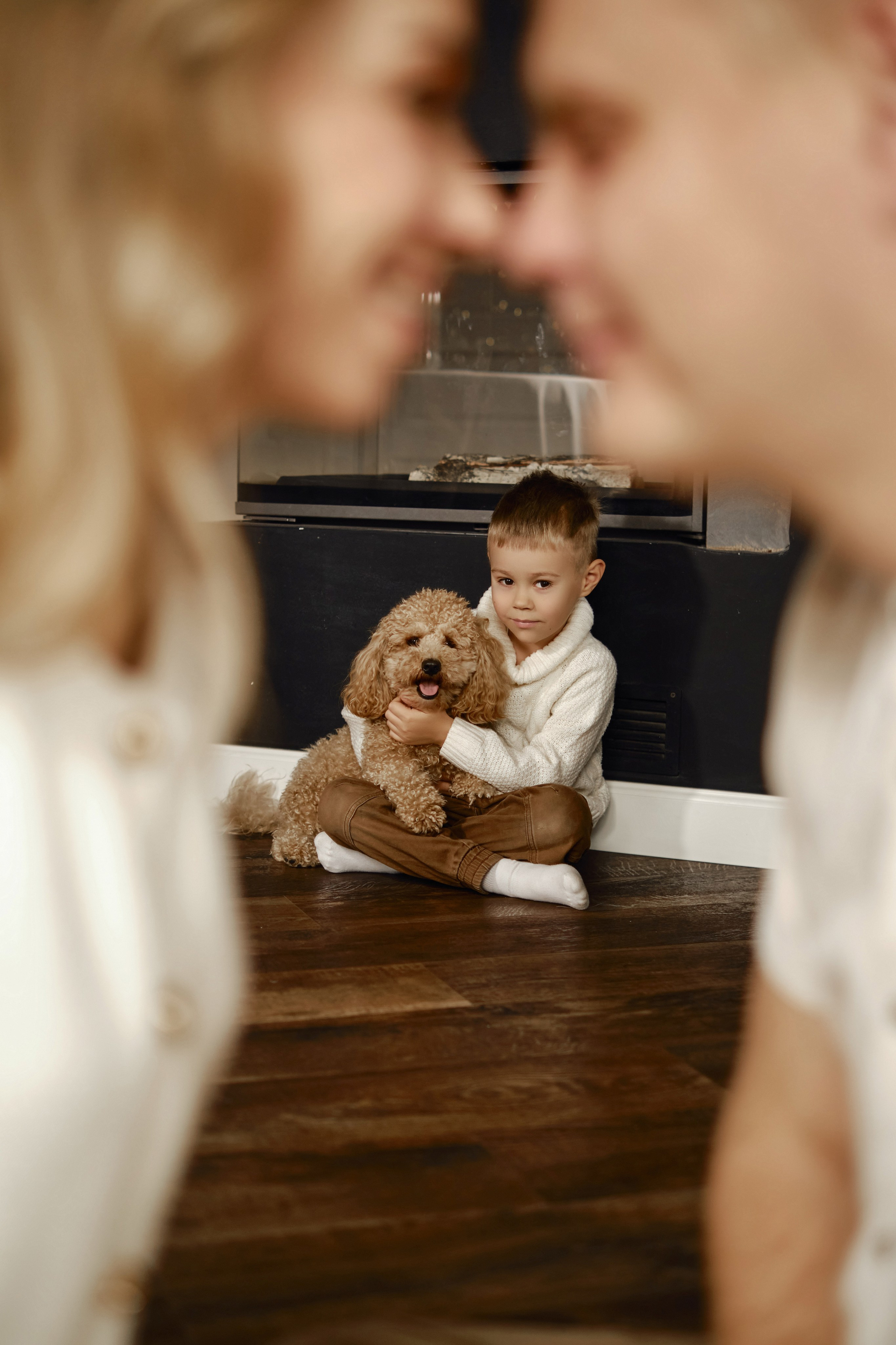 Семейная новогодняя фотосессия в фото-доме. Свадебный фотограф Челябинск Кристина Кулецкая
