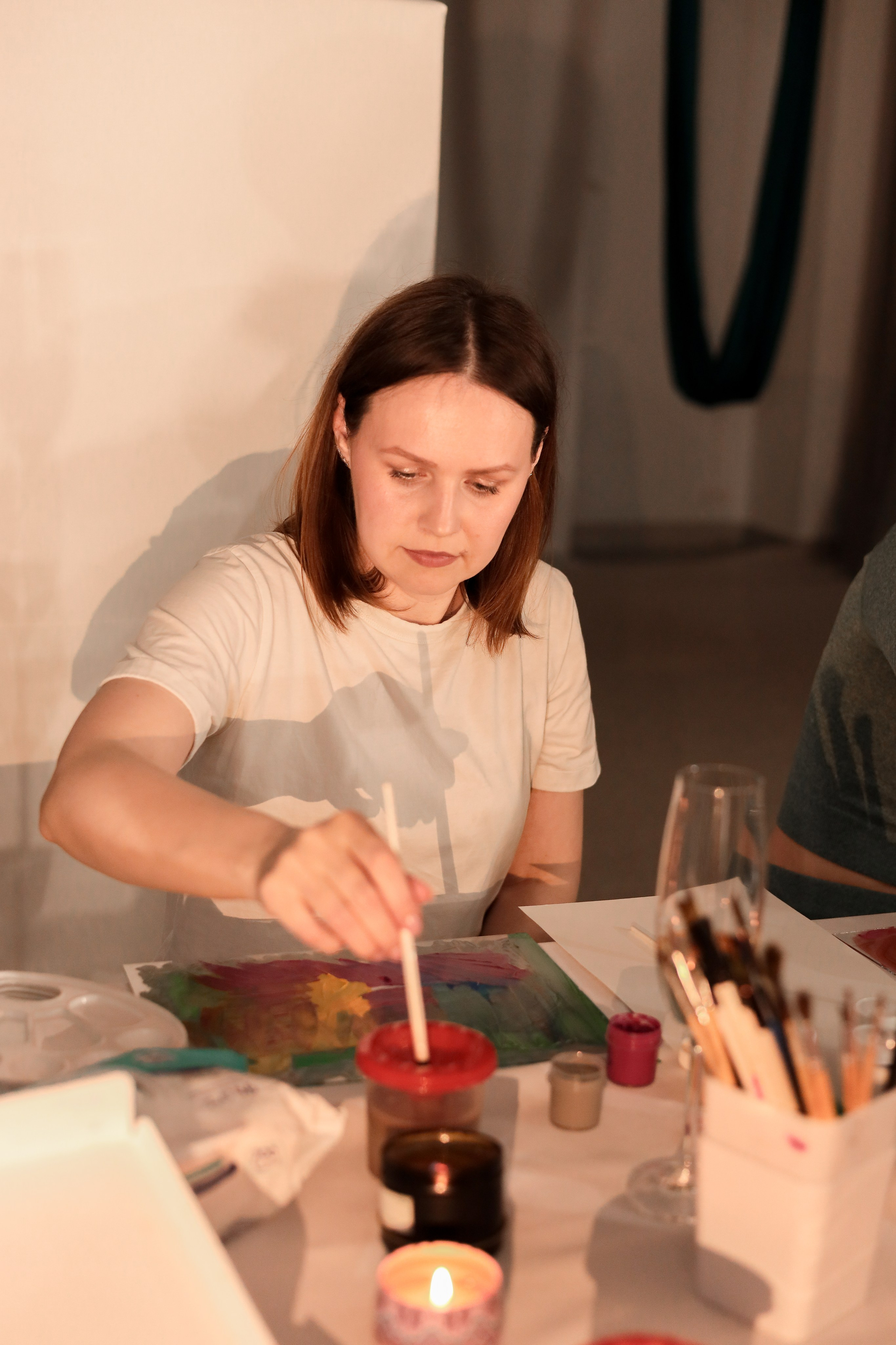 Арт-терапия + аэройога. Фотограф Надршина Лилия