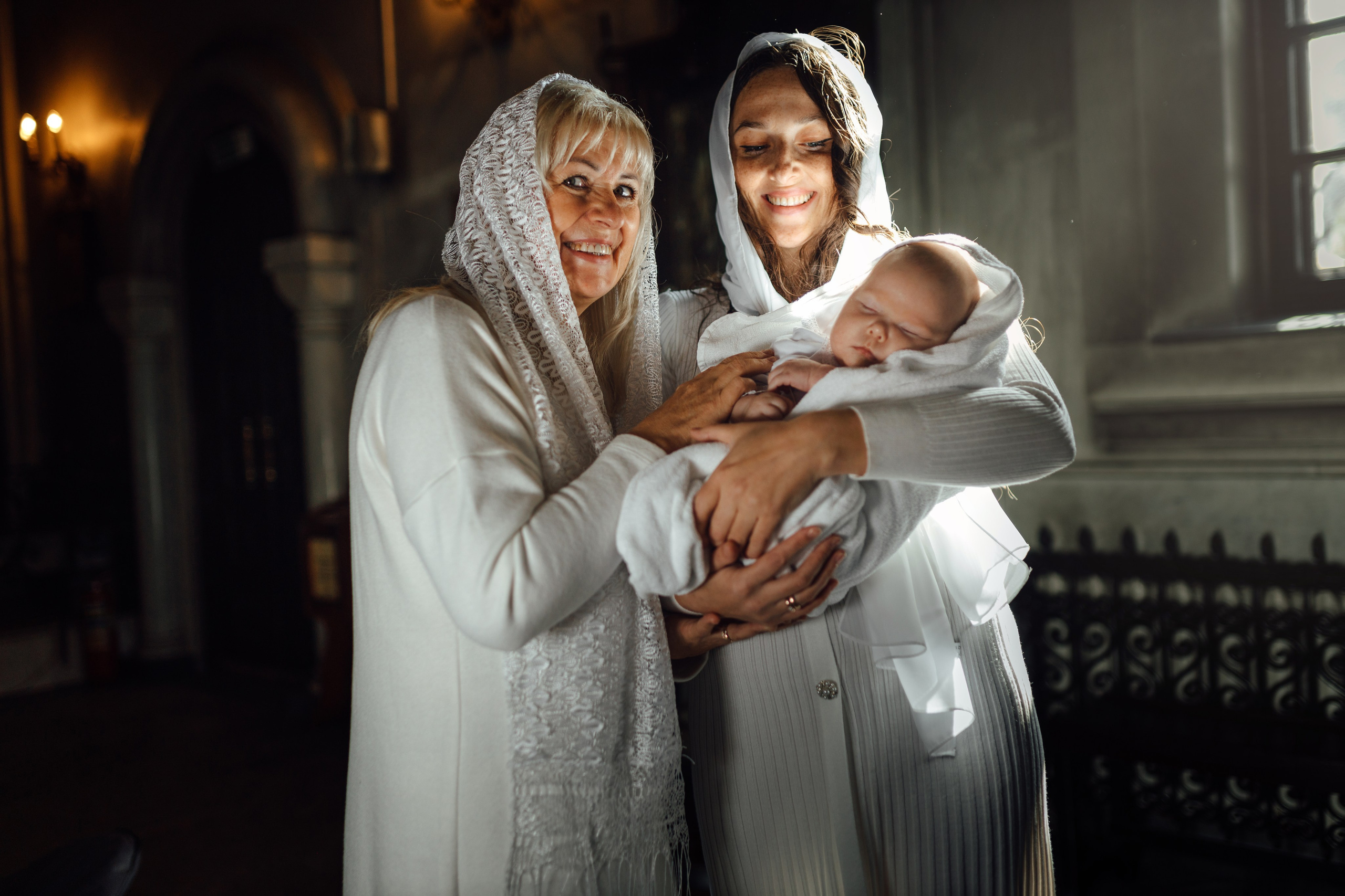 Крещение Тимура храм иконы Всех Скорбящих Радость, октябрь 2024