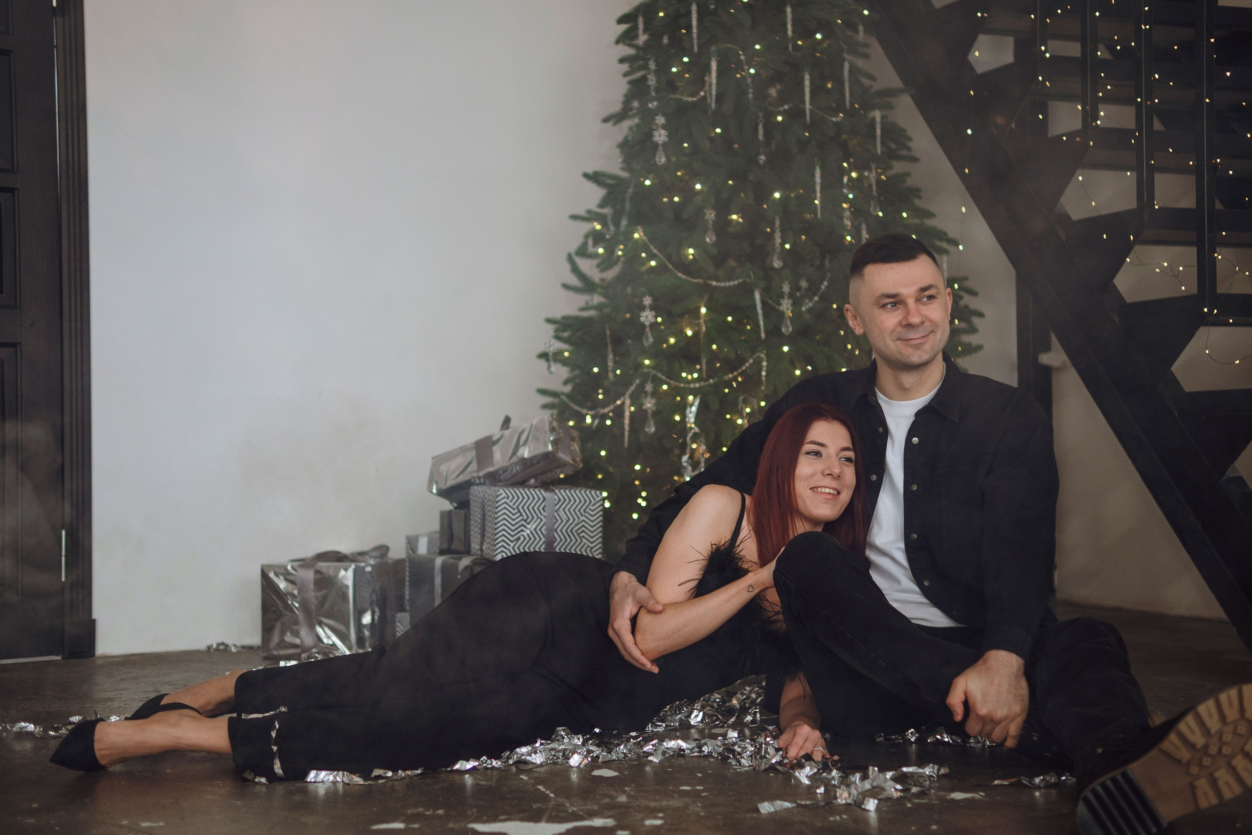 Новогодняя история Лёши и Лизы. Семейный и детский фотограф Анастасия Монченко