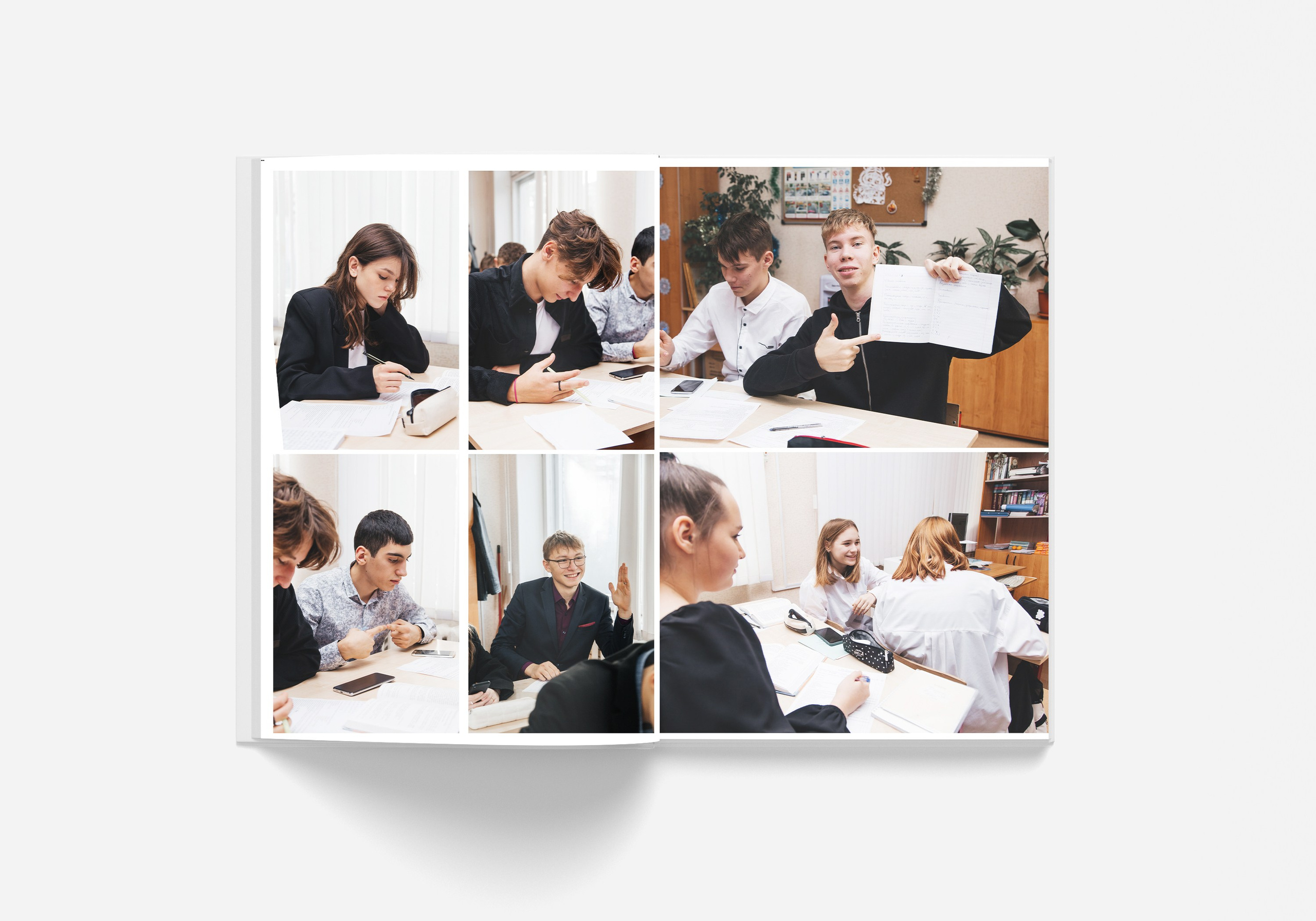 Старшие классы Альбом 10 разворотов (20 страниц). Выпускные альбомы. Зубкова Яна