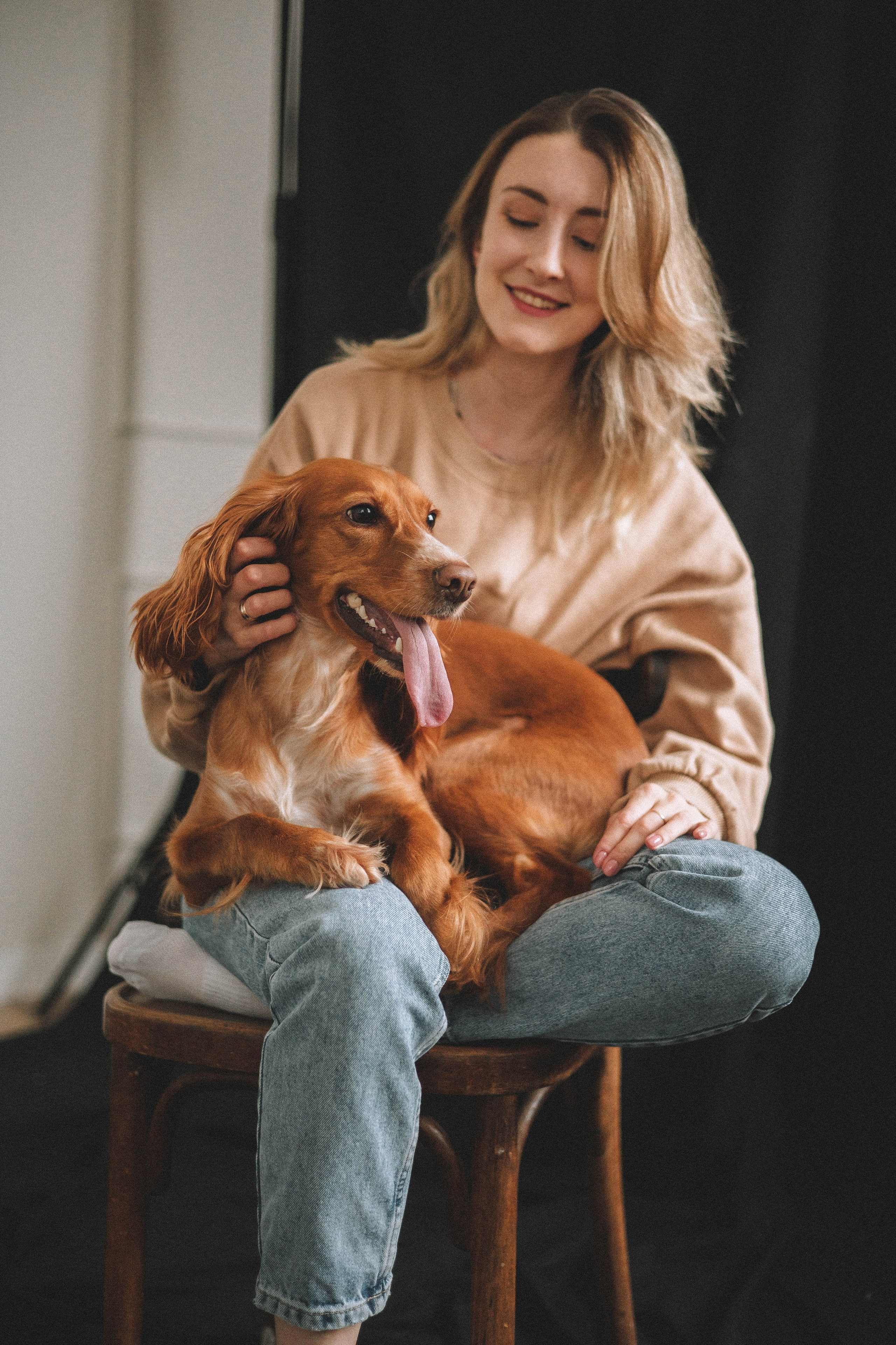 Алина и Дженни. Фотограф-анималист Богданова Полина