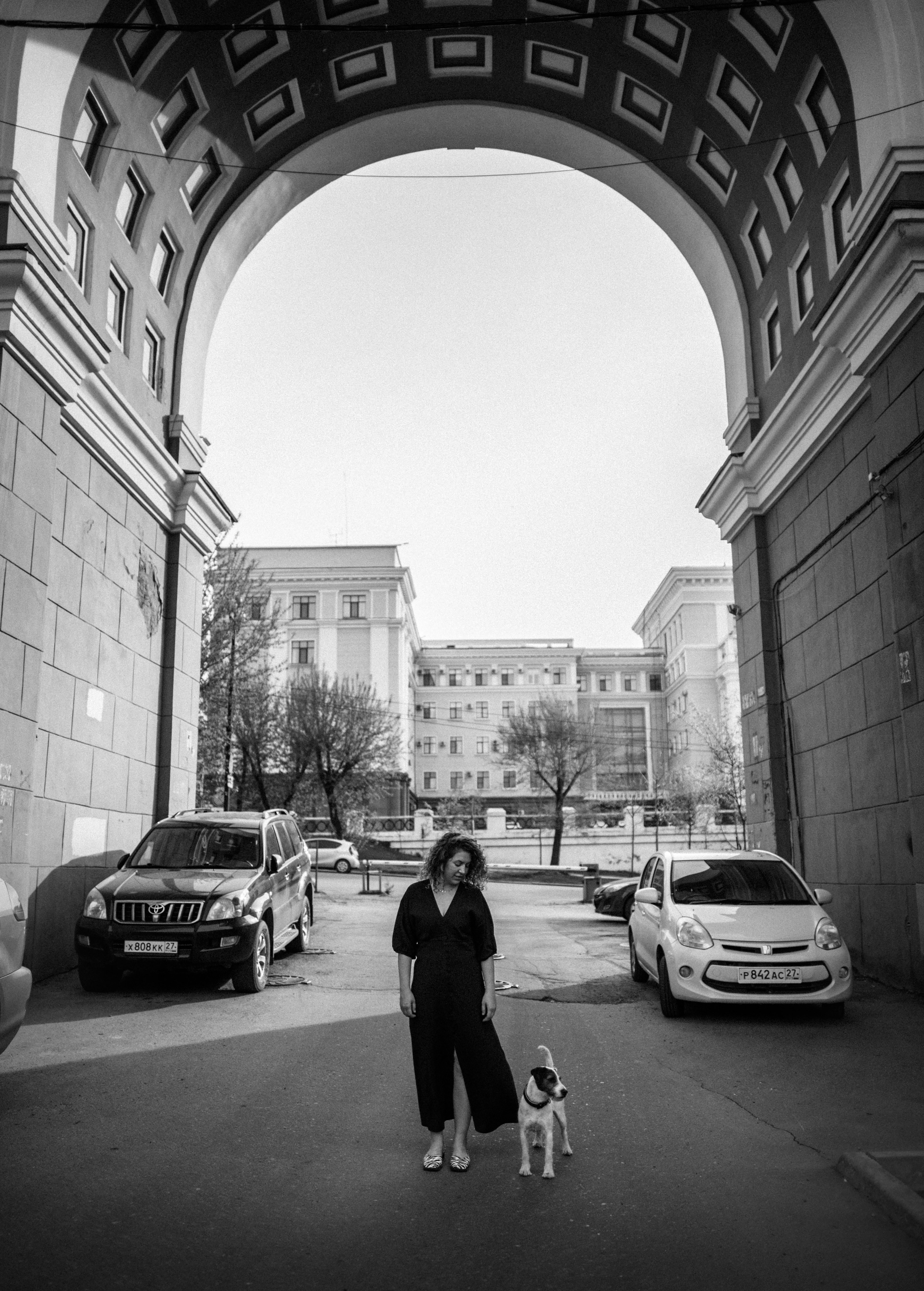 Рассвет в городе: Ира и парсон Гром. Портфолио