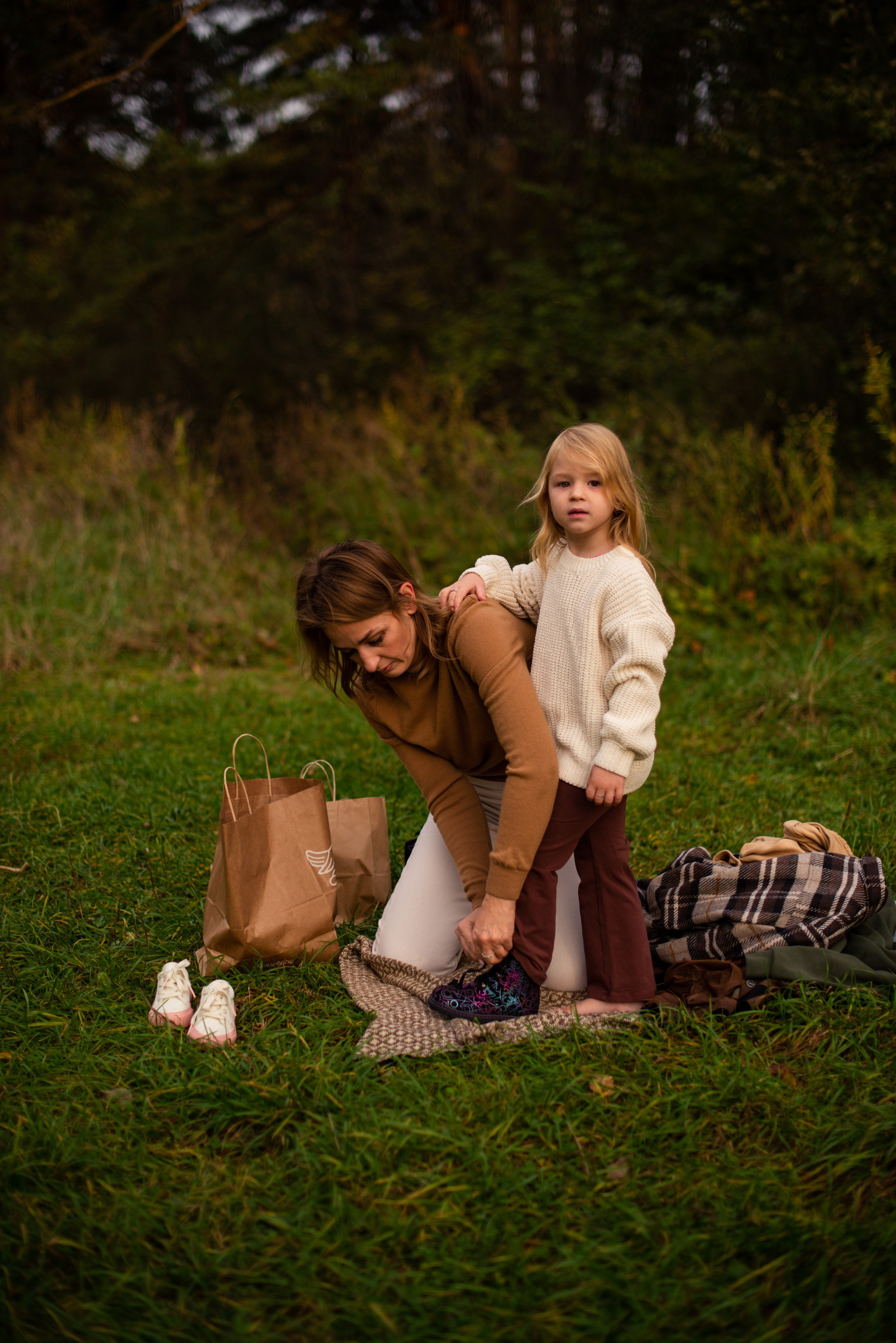 Осенняя прогулка. Семейный и портретный фотограф Надежда Вылку