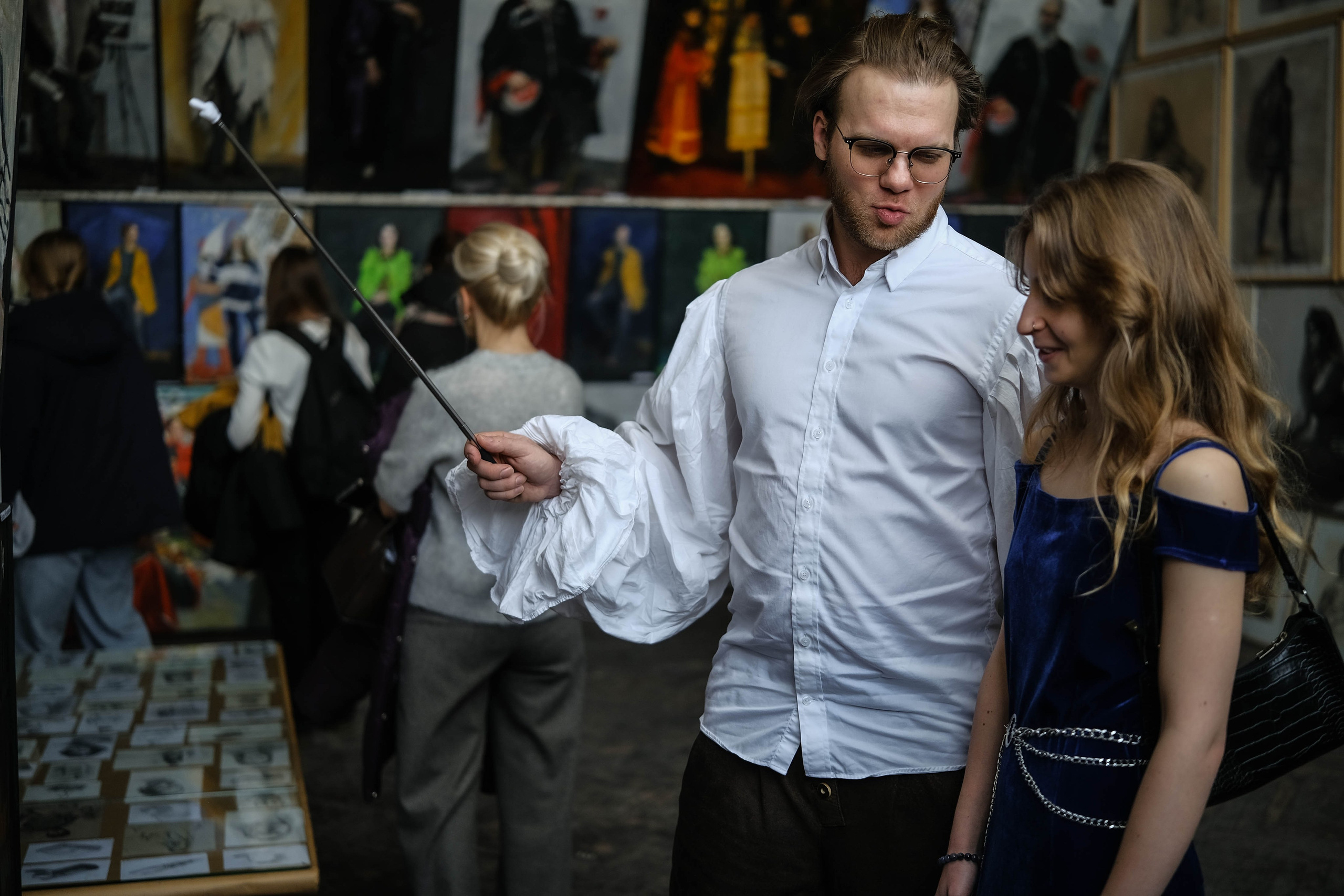 Репортаж частной экскурсии художника Михаила Соловьева в академии художеств Репина. Портретные и творческие съемки Санкт-Петребург