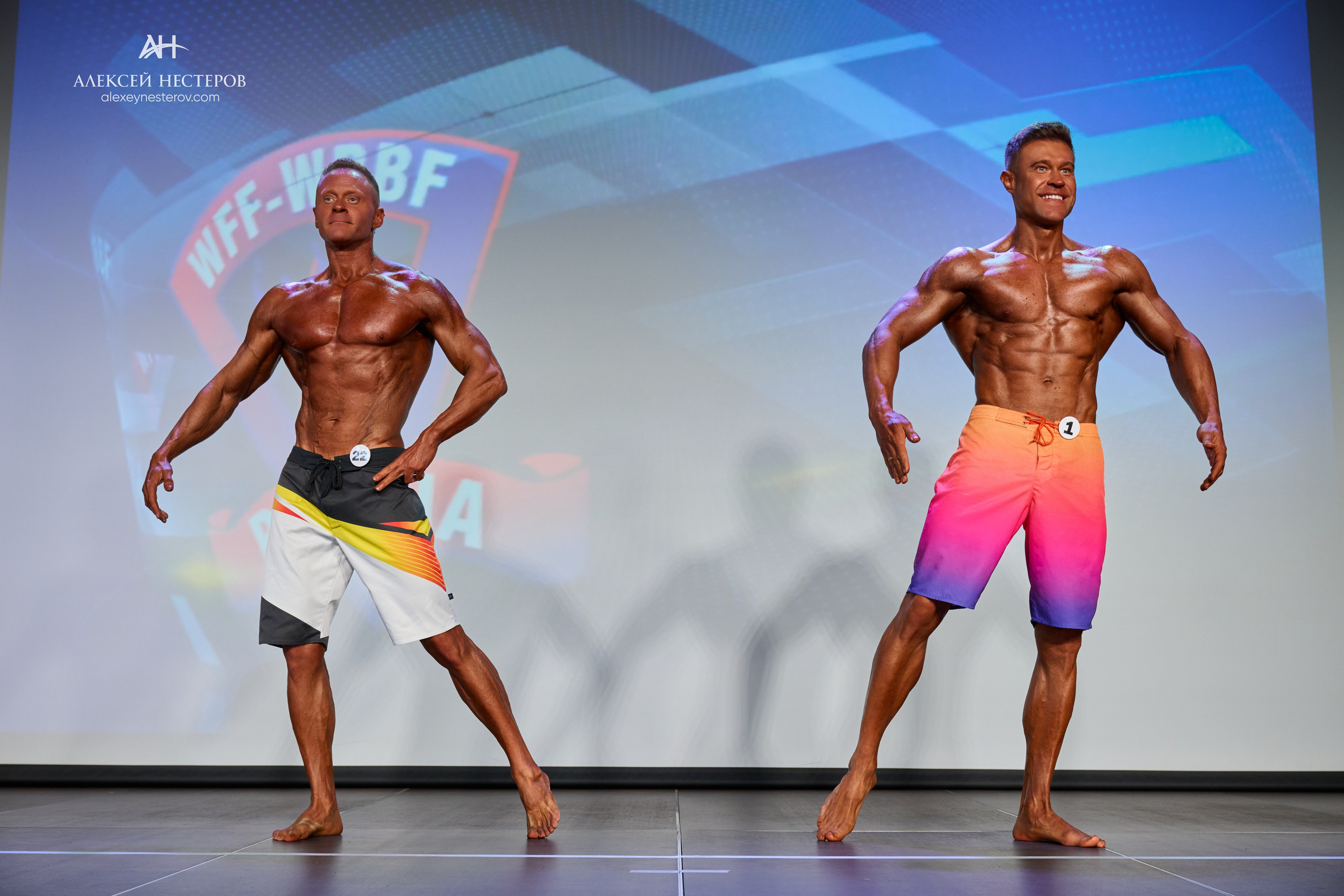 Фото с турнира «Прометей 2, WFF-WBBF Russia» 26 октября 2025. Спортивный фитнес фотограф Алексей Нестеров