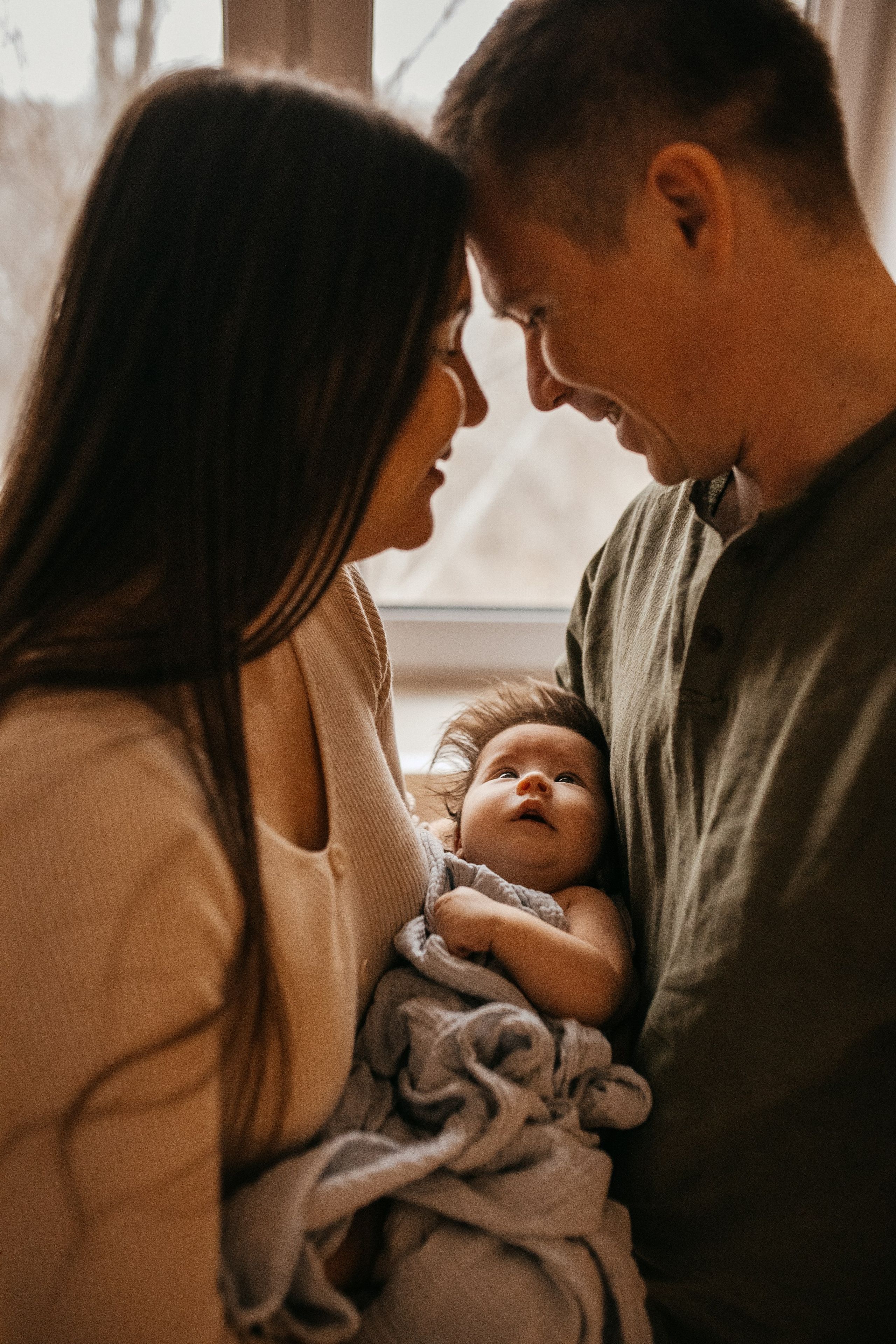 Семейная новогодняя фотосессия дома Самара. Семейный фотограф в Самаре Елена Ефимова