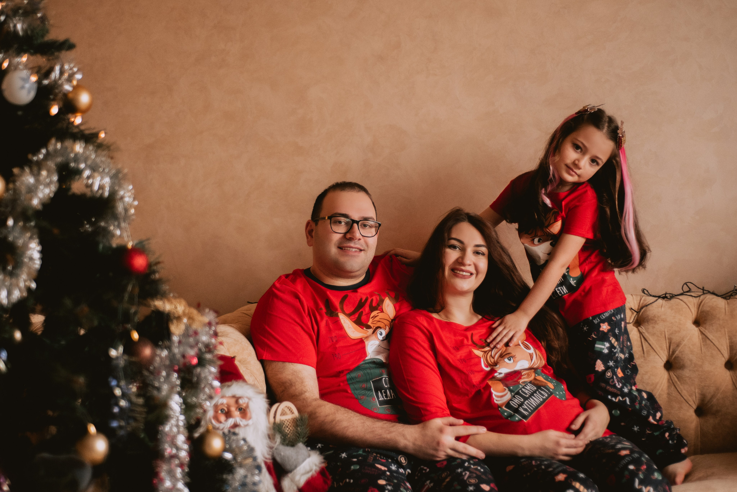 Новый год ДОМА. Семейный и женский фотограф Лоо Краснодар Сочи Энем Татьяна Трибурт