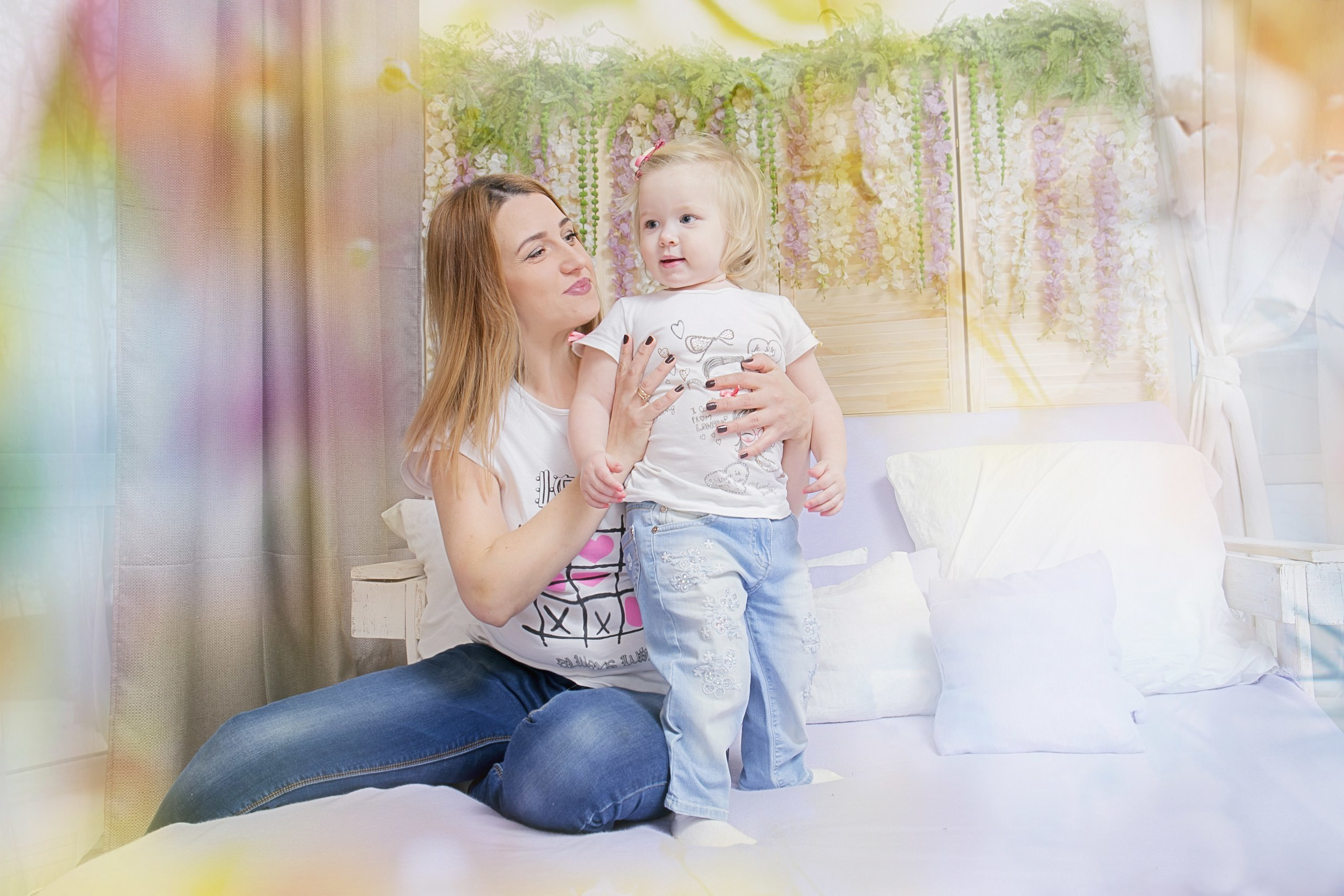 Семейная фотосессия трех сестричек. Свадебный и семейный профессиональный фотограф в Ростове-на-Дону , Кри