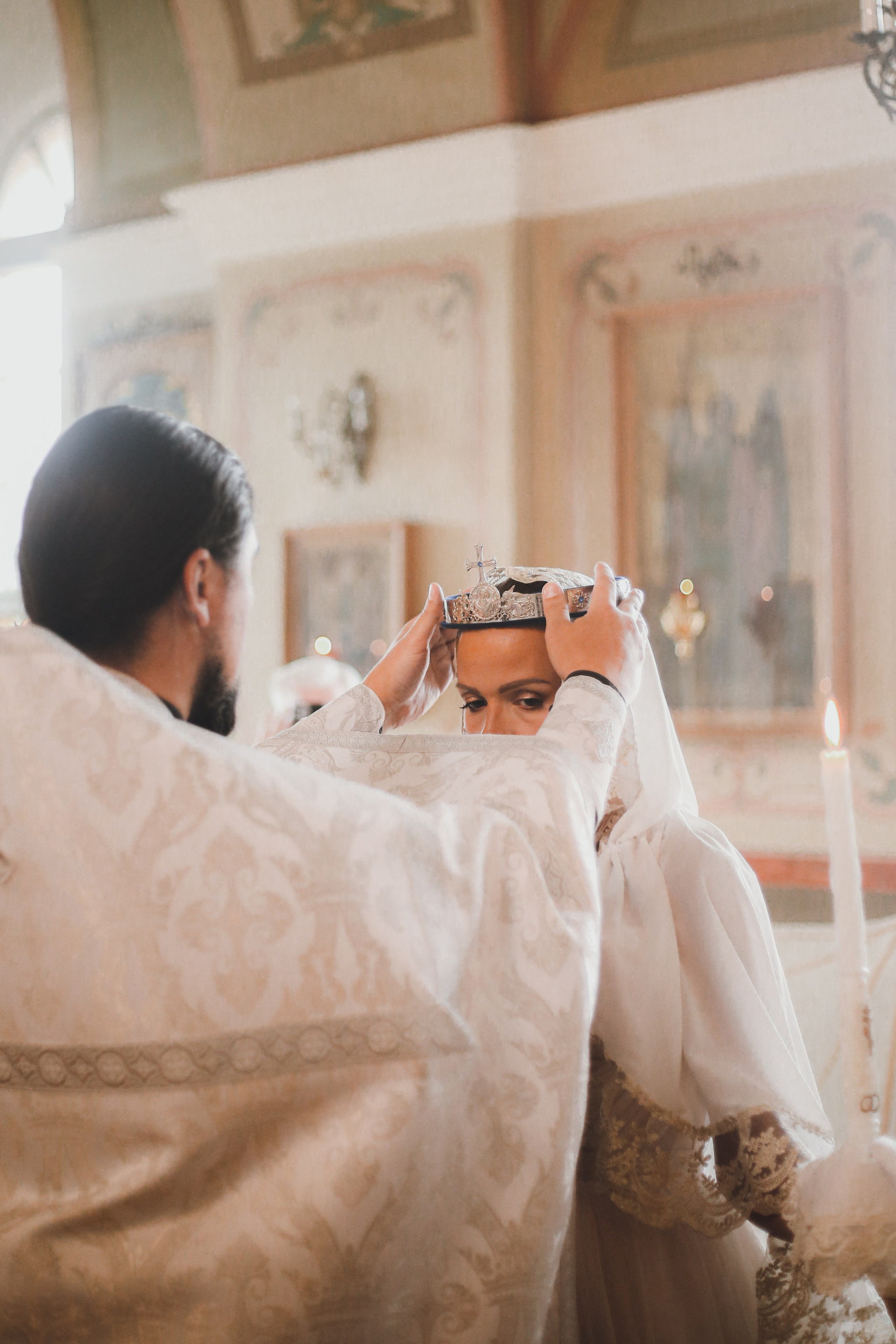 Венчание в Никольском Храме Зеленоград. Фотограф Анастасия Залевская