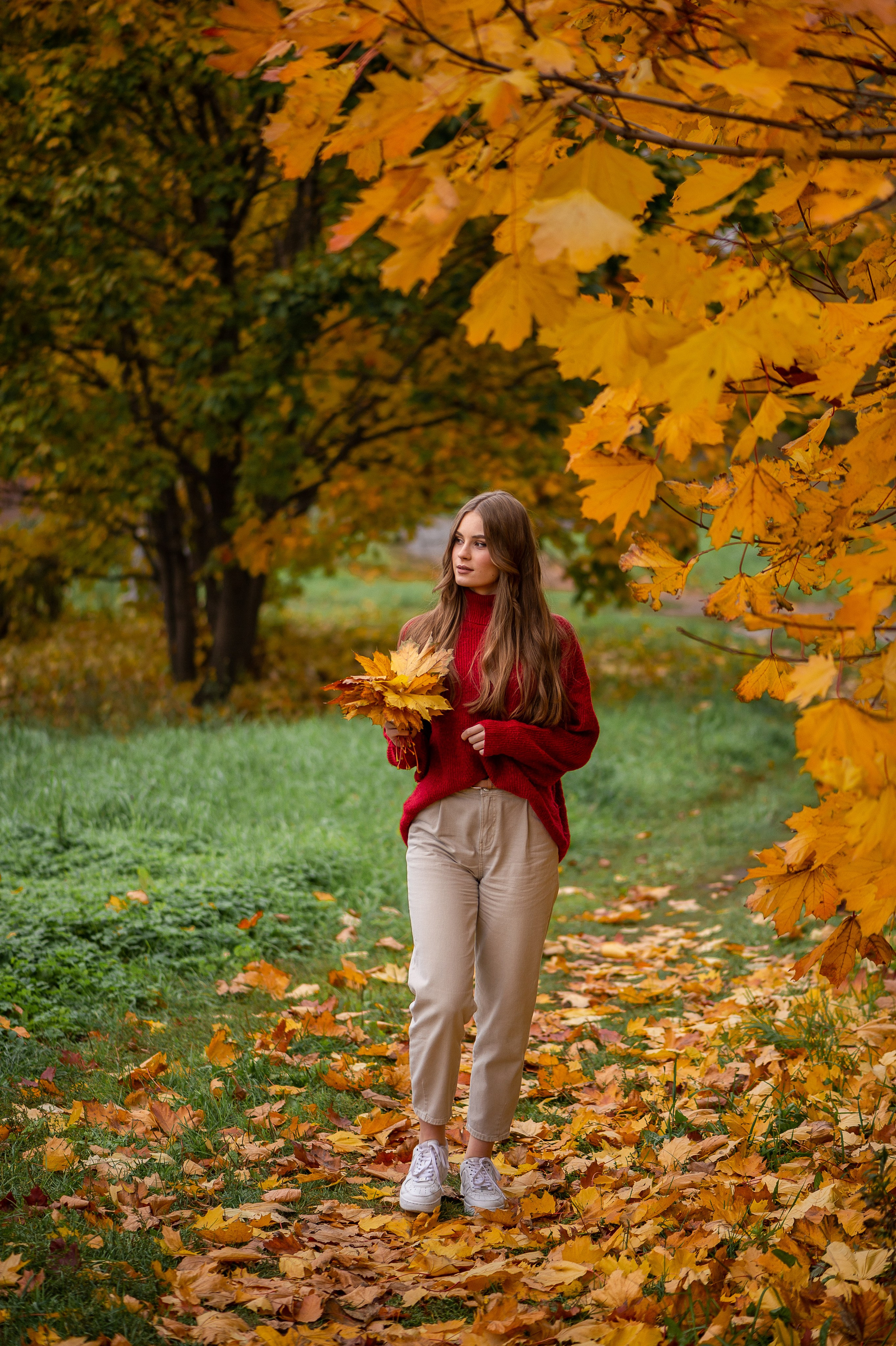 Осенняя фотосессия для Вероники. Фотосессии в Москве, женский и семейный фотограф Юлия Михайленко