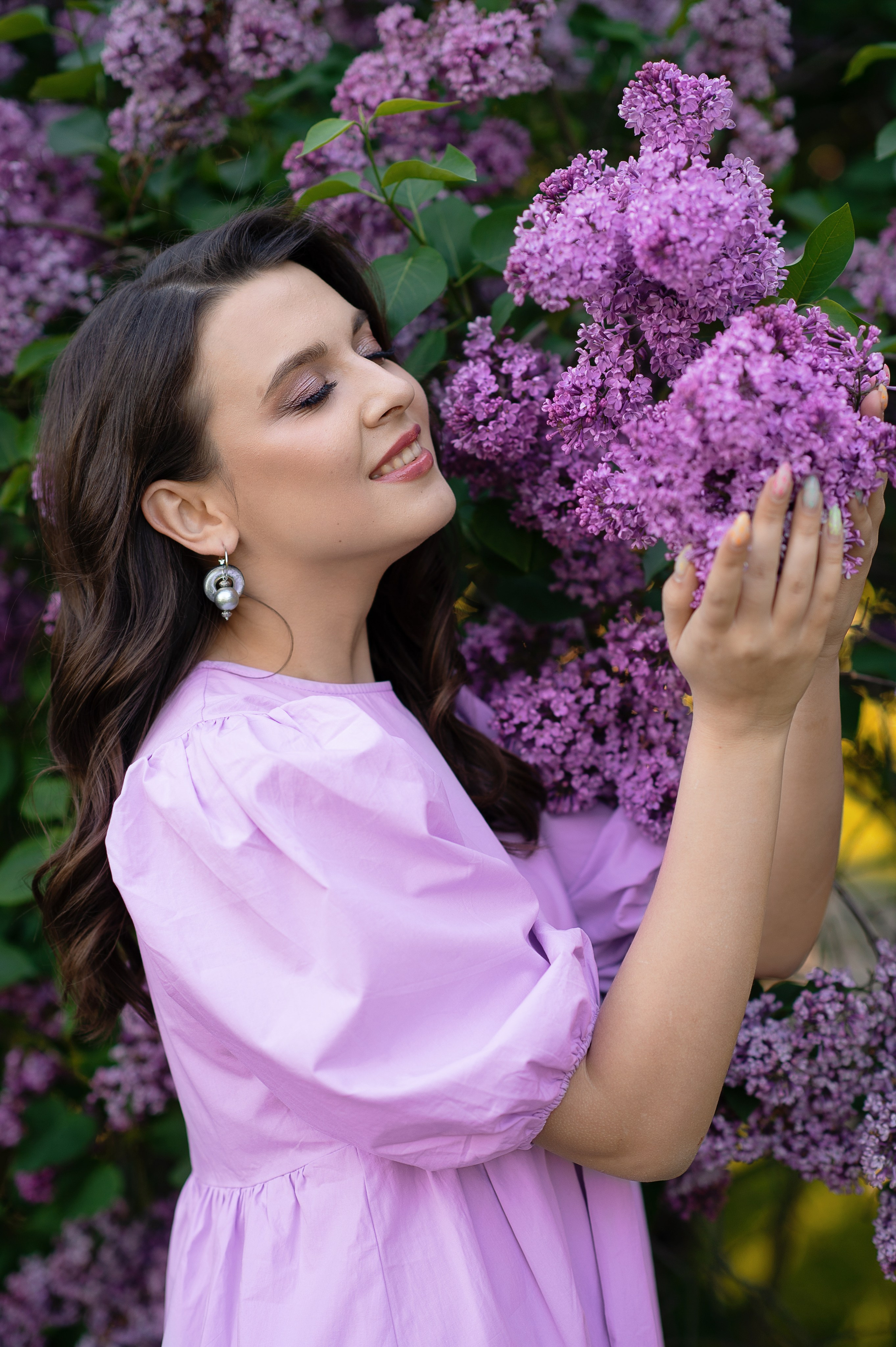 Фотосессия в сирени. Фотосессии в Москве, женский и семейный фотограф Юлия Михайленко