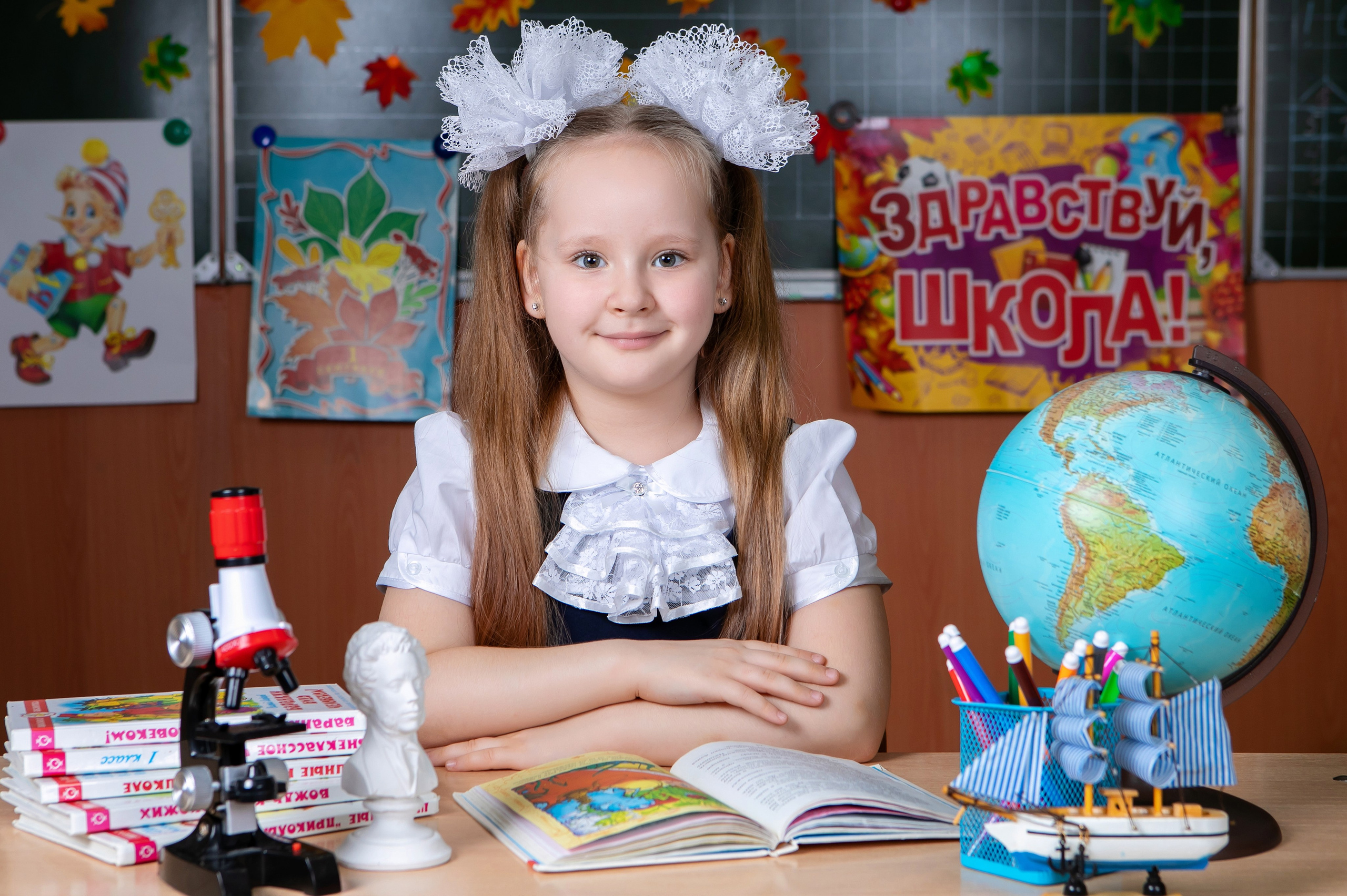 Съемка в школе. Выпускные фотокниги