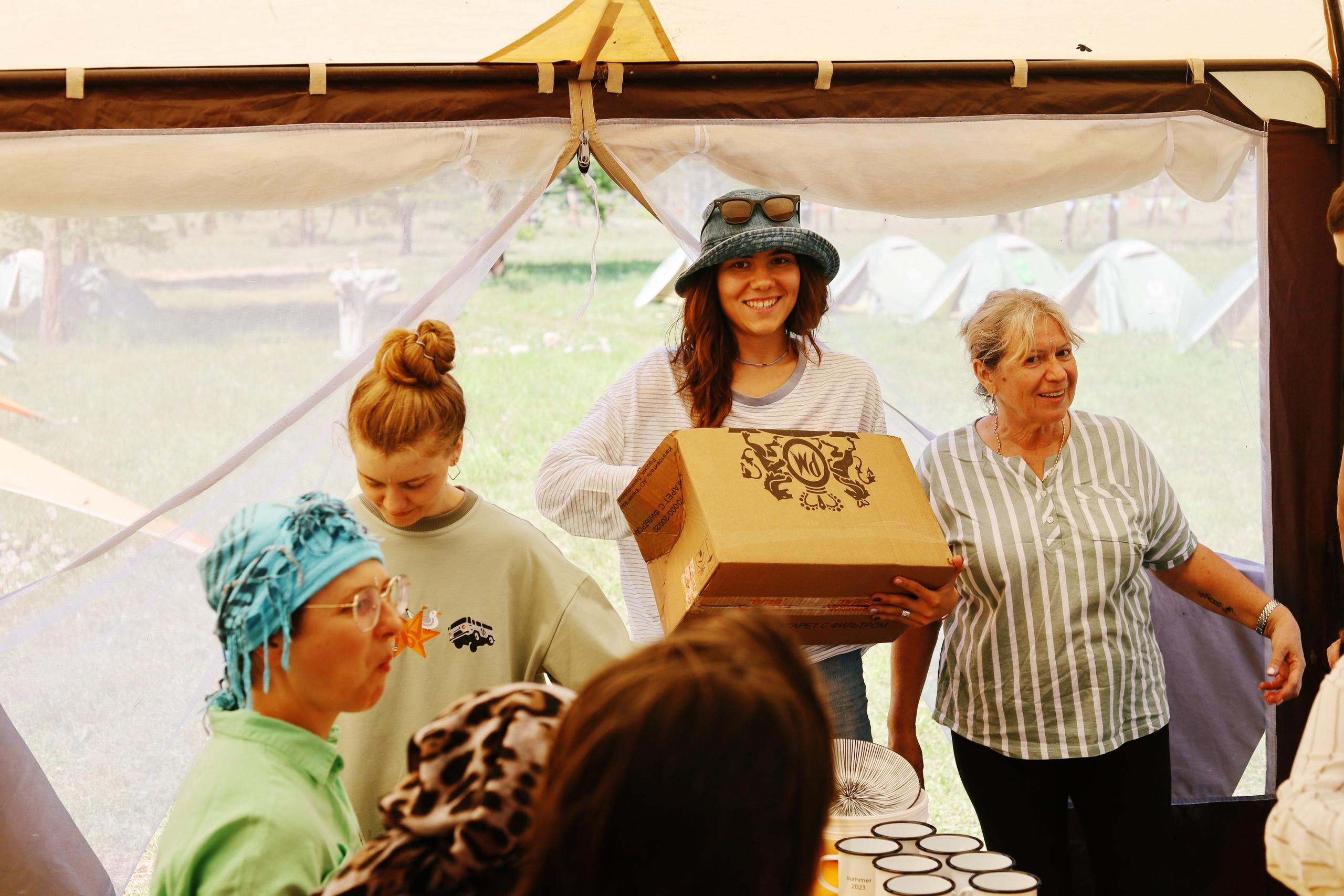 Лето 2024 / палатки. 1642 — первый лагерь для взрослых на Байкале