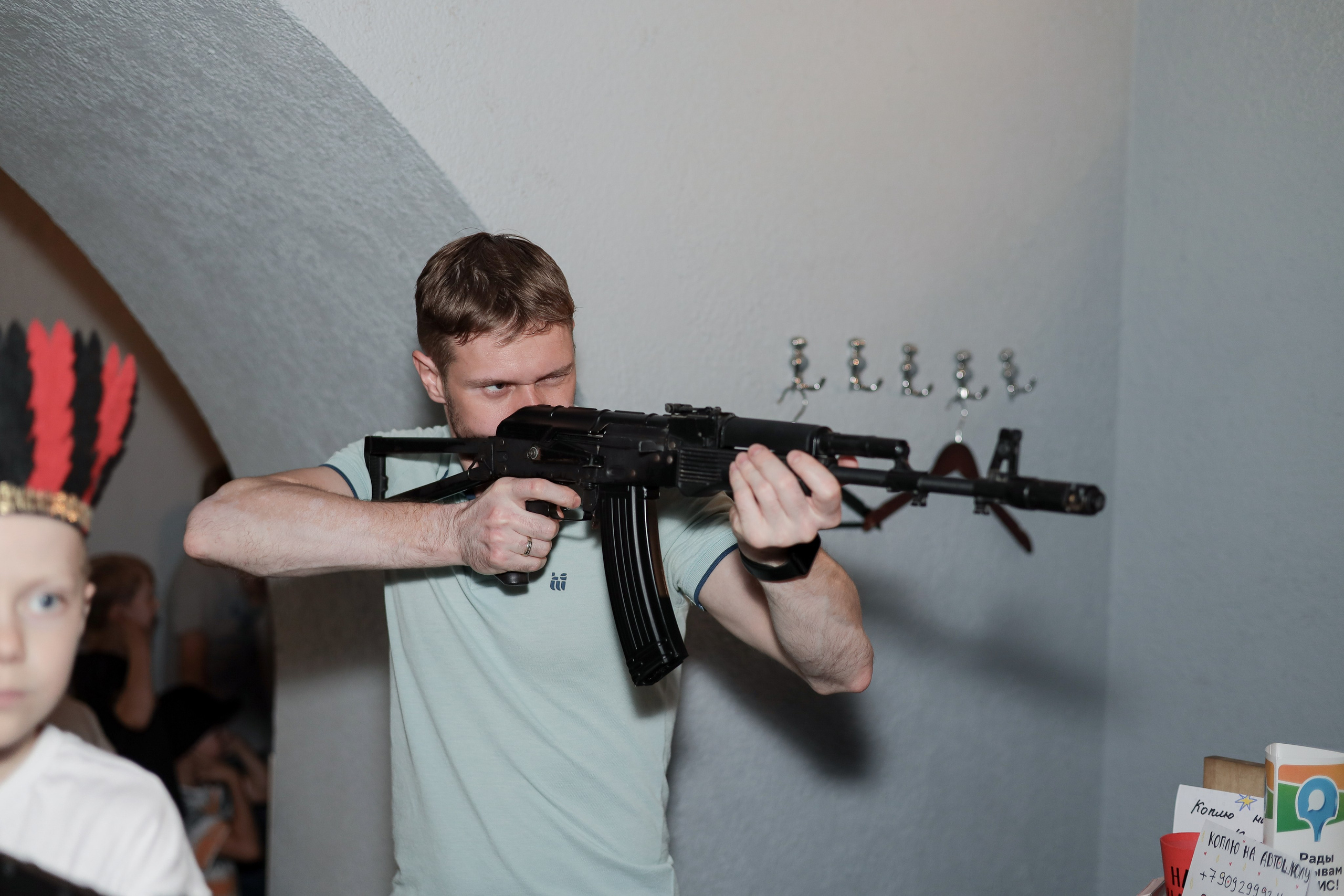 День рождение в стрелковом клубе. Фотограф Надршина Лилия