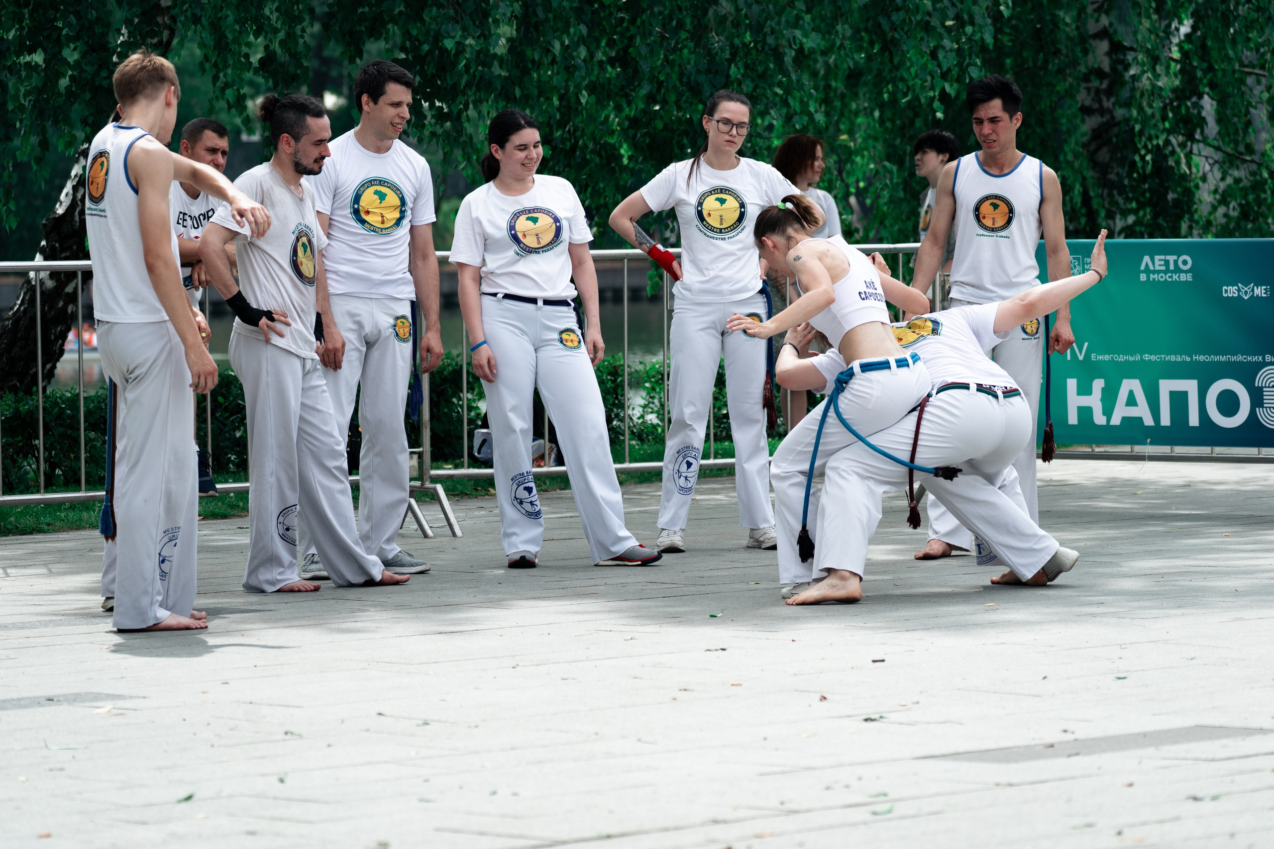 Открытый класс AXE Capoeira на фестивале неолимписких видов спорта на ВДНХ 2025 г:. Фотограф в Москве Ткаченко Владимир