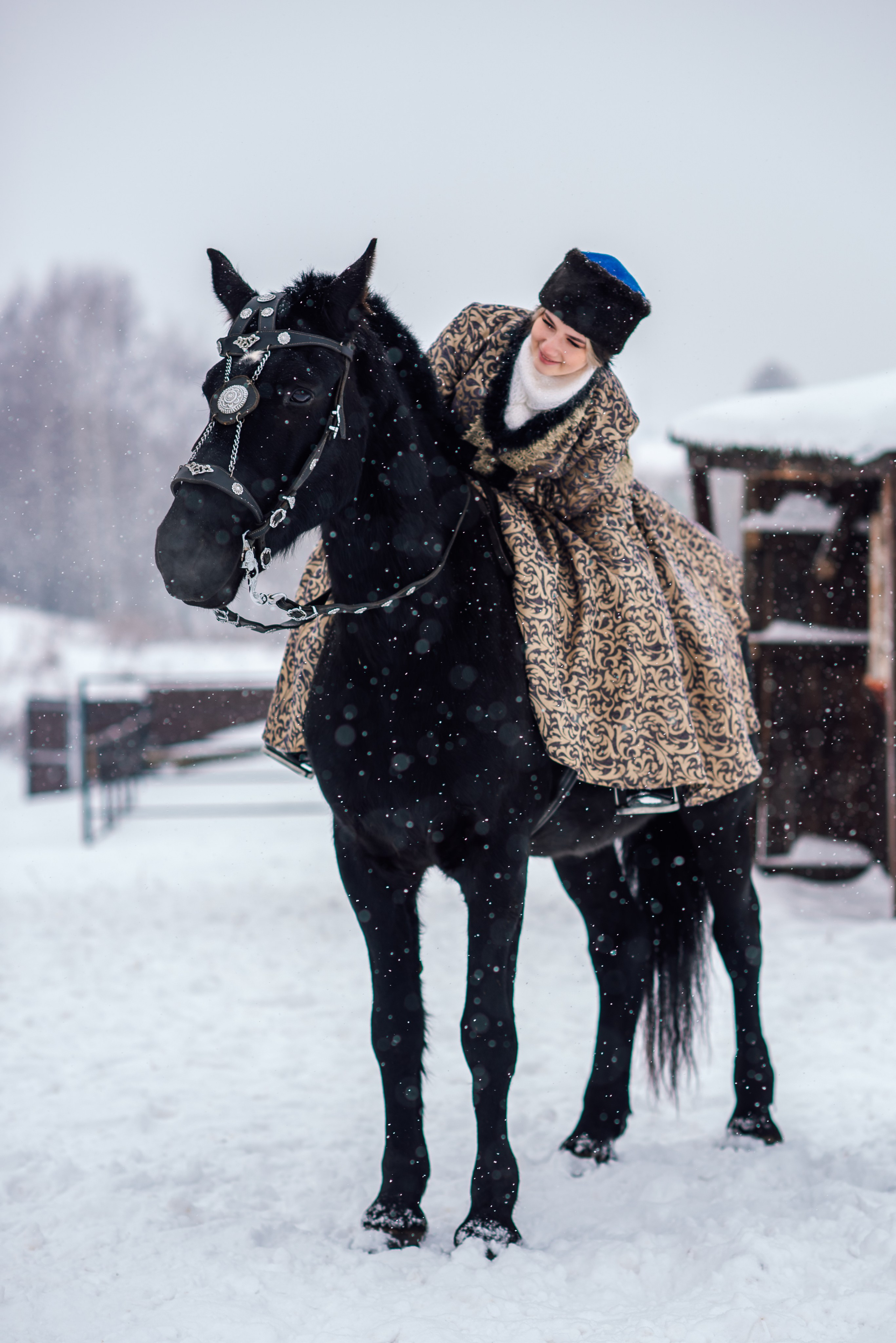 Зимняя парфорсная охота. Фотограф Диана Вальтер