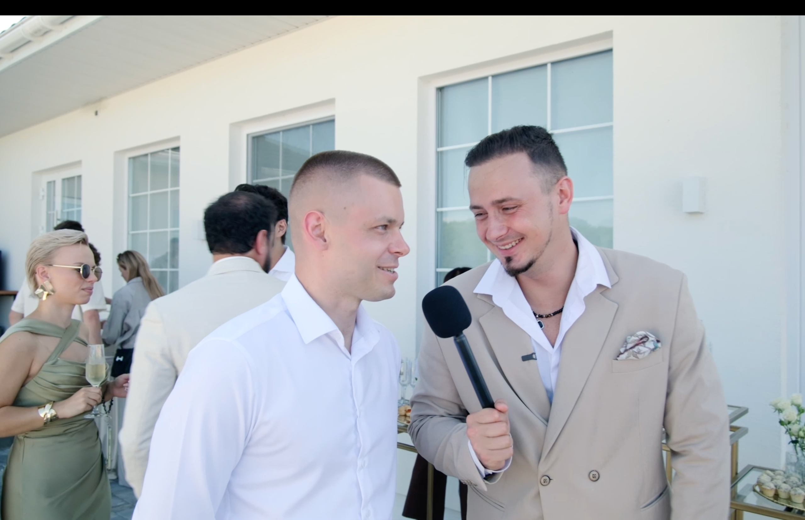 Wedding SDE interview / Agneshka & Kader. Репортажный видеограф Илья Сухоносиик