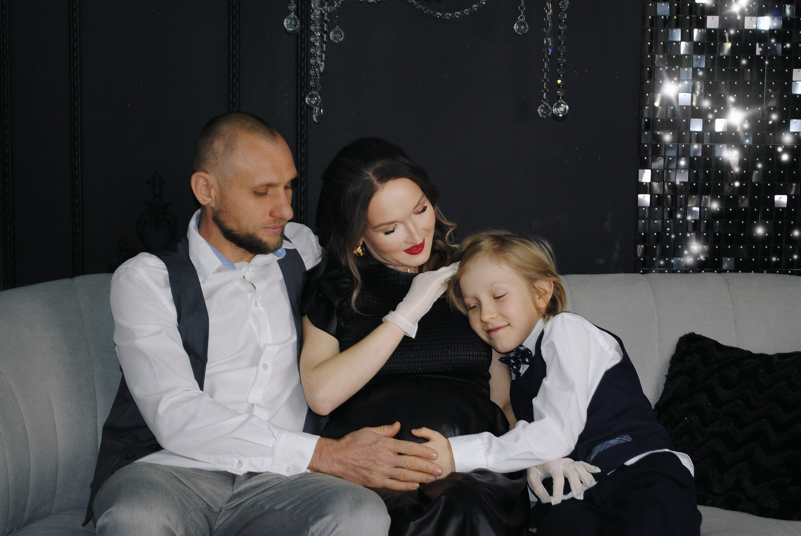 Ксения и семья. Фотограф Мария Мусаелян