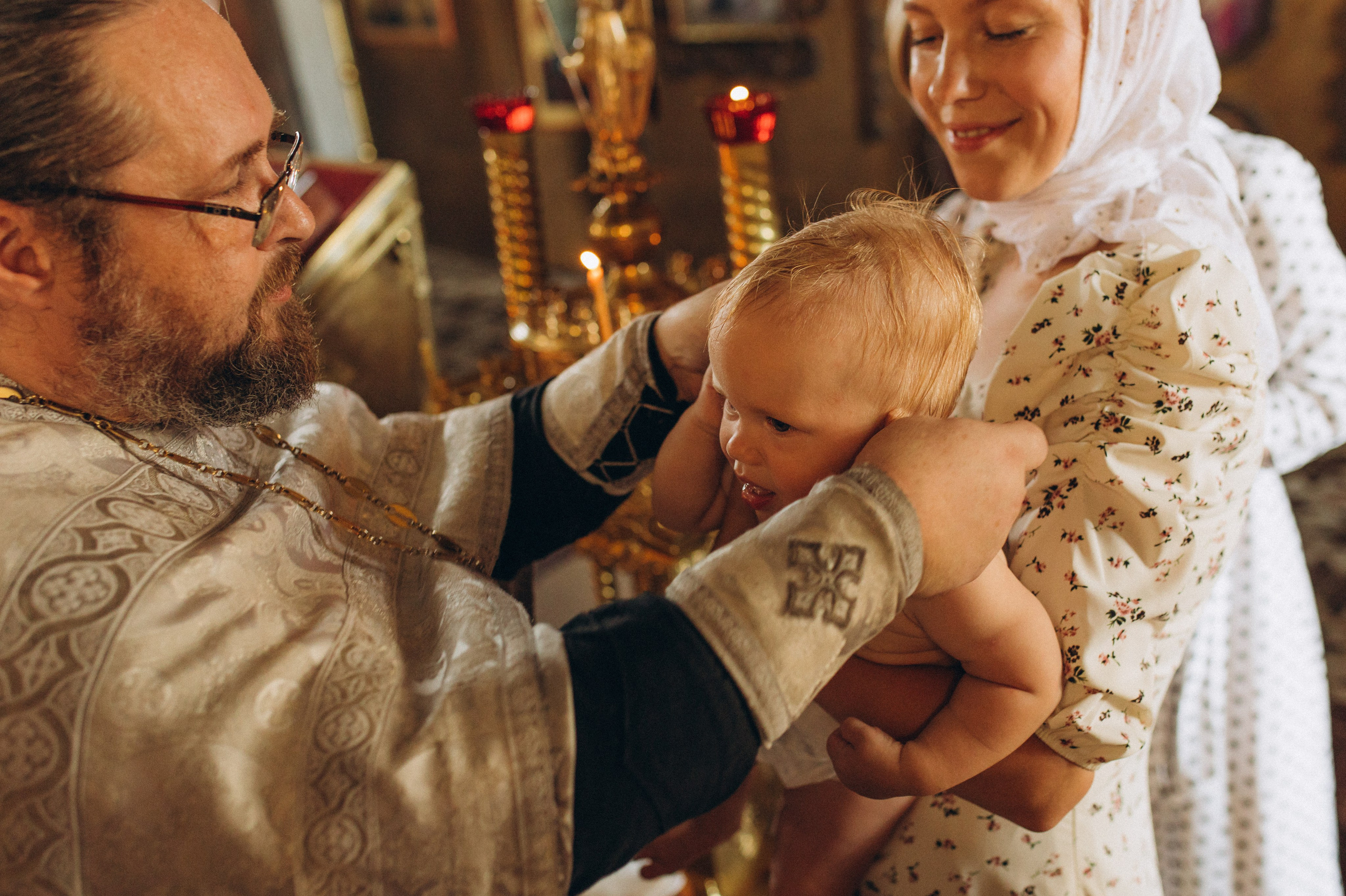 Крещение Марии. Семейный фотограф в Обнинске