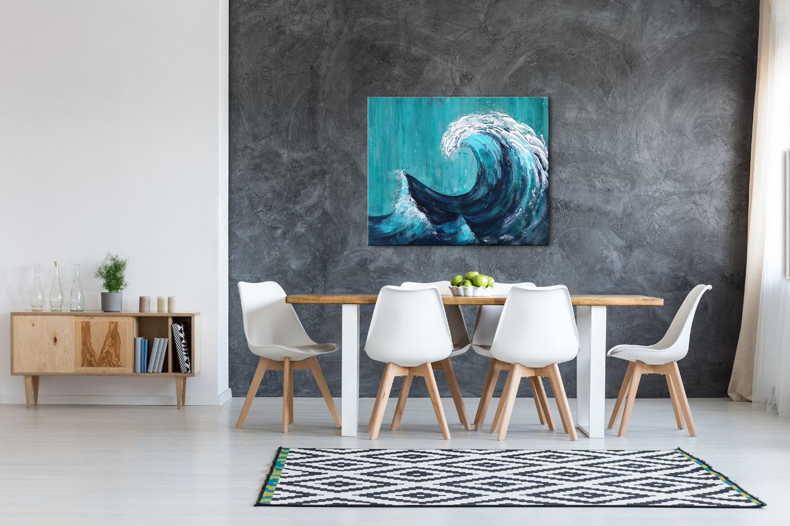 Абстракция. Художник Анастасия Кисткина, Петербург