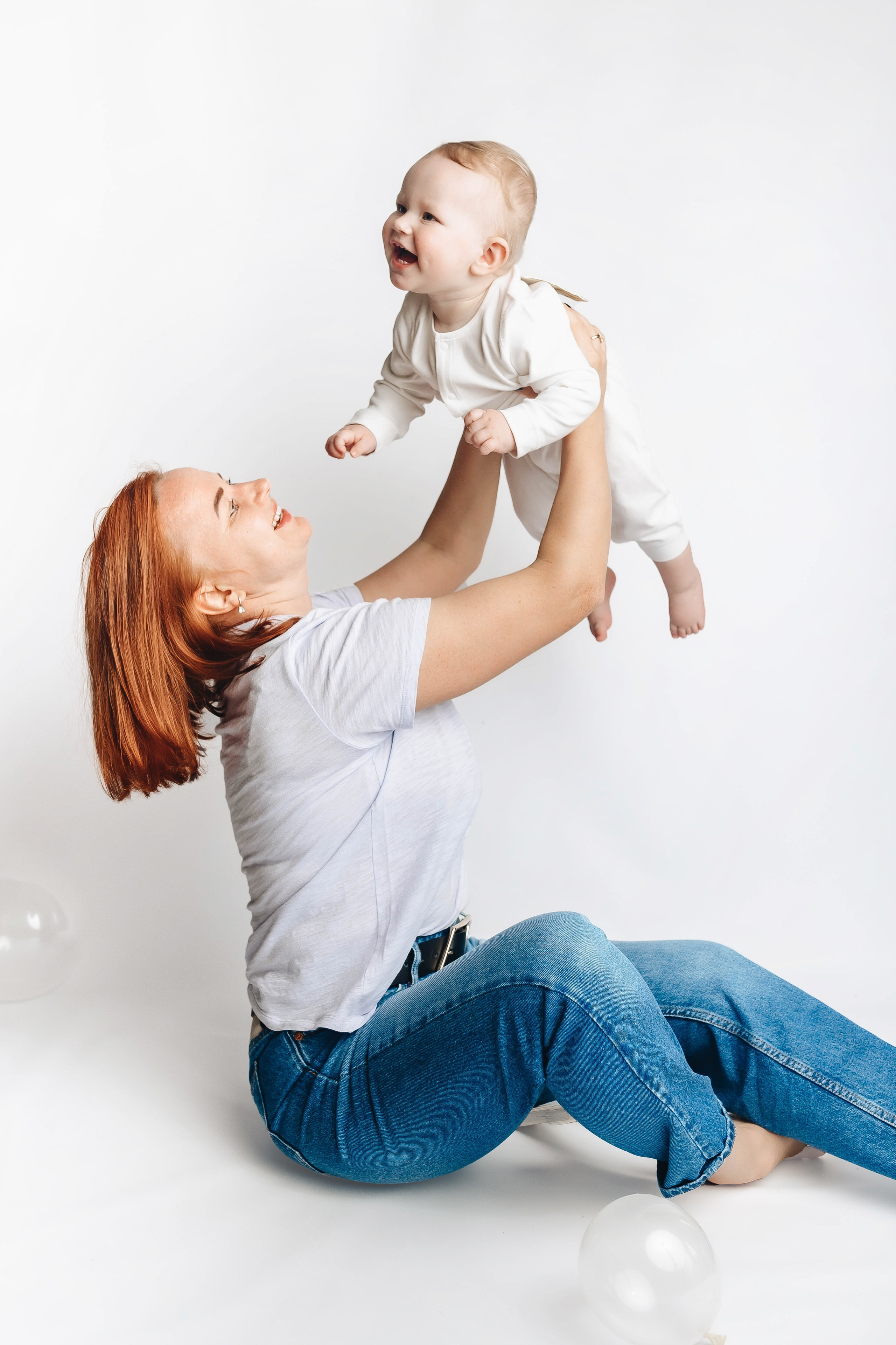 Семейные фото на годиках. Фотограф новорожденных Серпухов, Протвино, Москва I Марина Бурмистрова