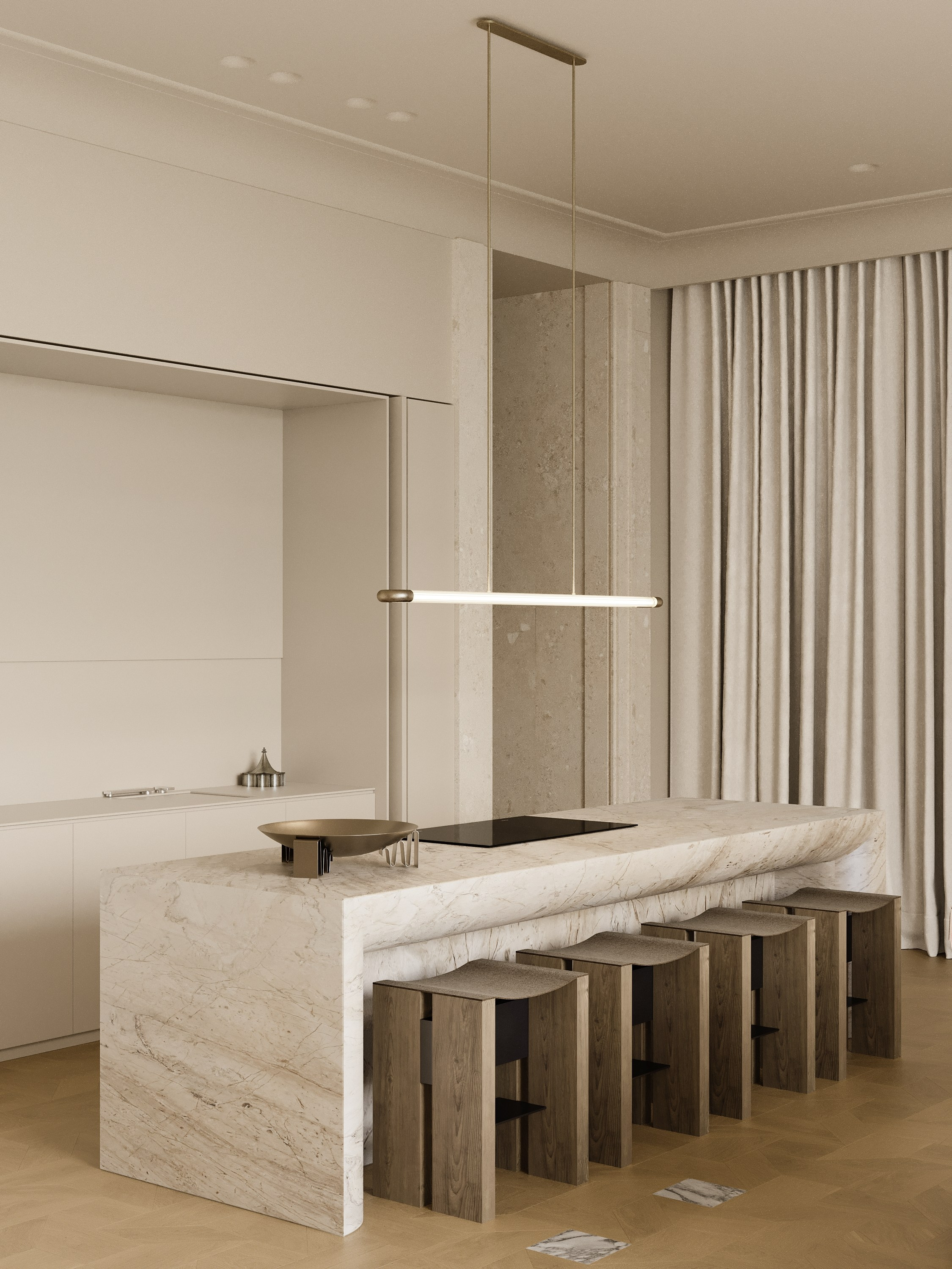 VILLA MADISON /1250 sq m /25'. Интерьерное ателье numéro а