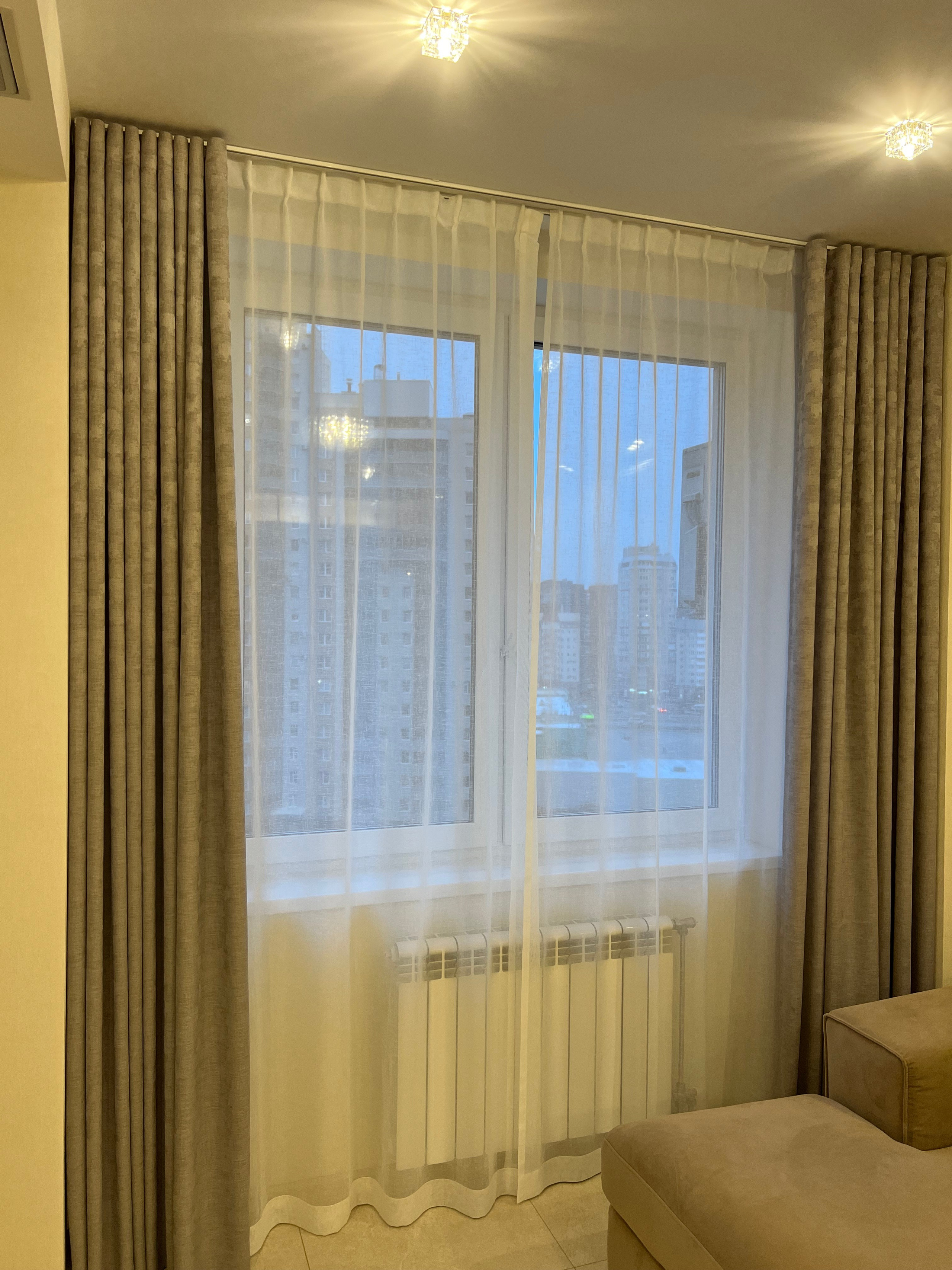 Отзывы о шторах студии Mdeko. Шторы на заказ в СПб. Выезд дизайнера, карнизы, жалюзи и рулонные шторы