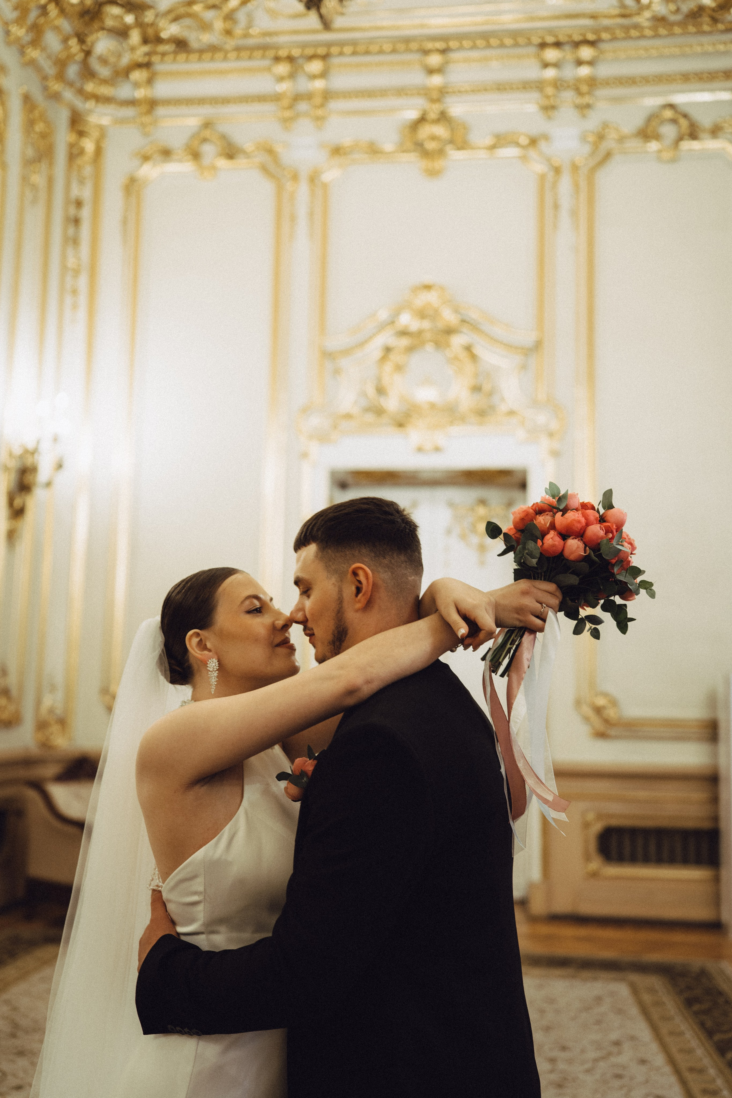 СВАДЕБНАЯ СЬЕМКА В ПЕВОМ ДВОРЦЕ БРАКОСОЧЕТАНИЯ. Профессиональный фотограф, Санкт-Петербург — Виктория Богомолова