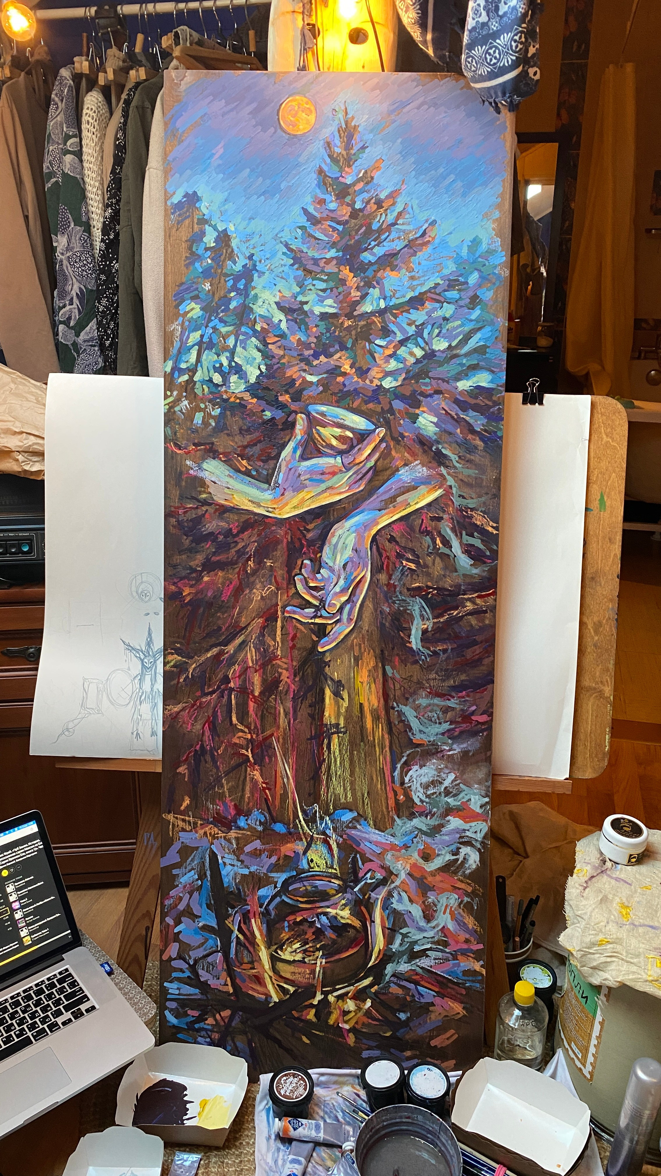 Чайная картина. Саша Гдетотам