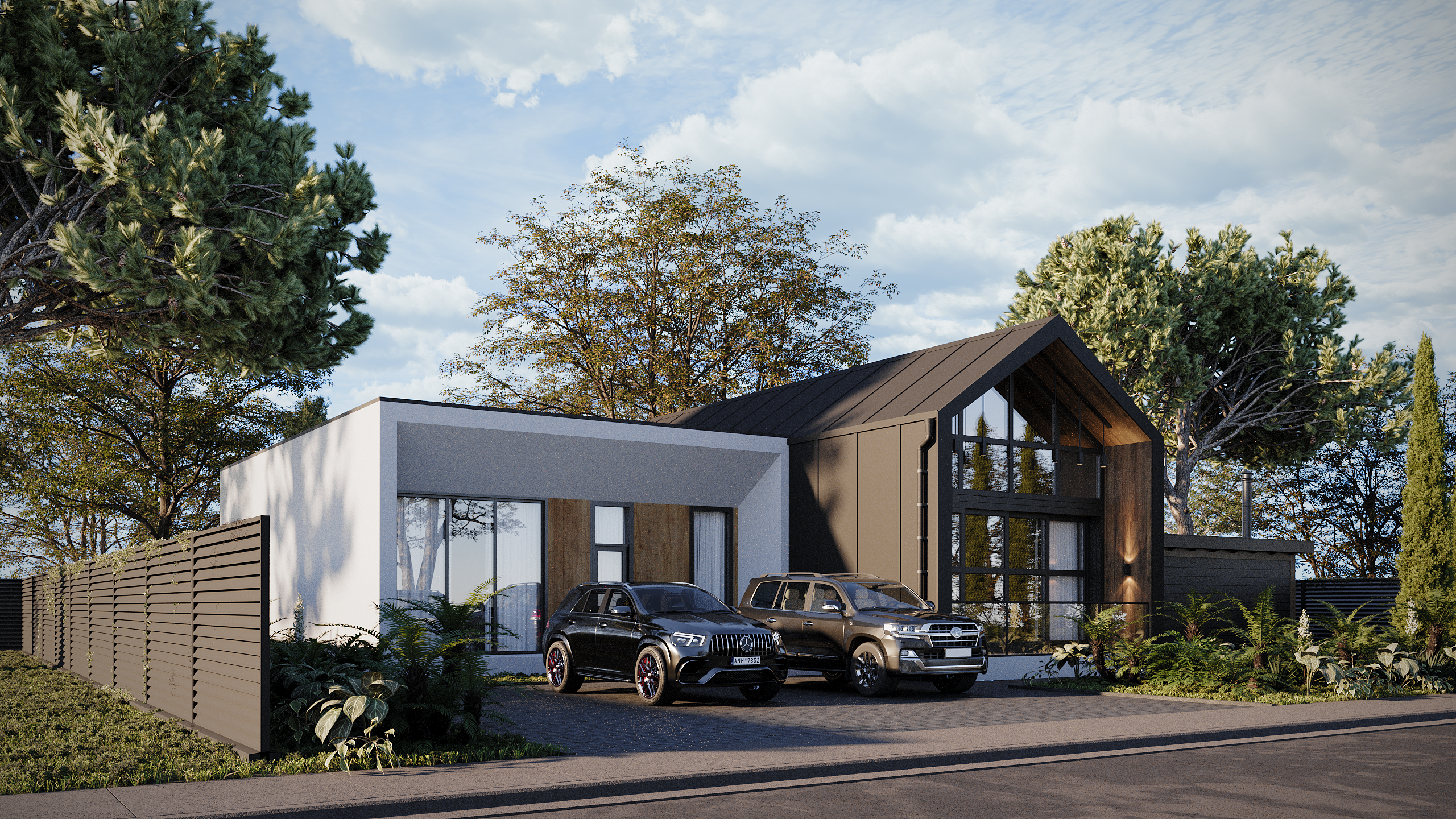 Коттедж. Студия 3d визуализации Arcviz