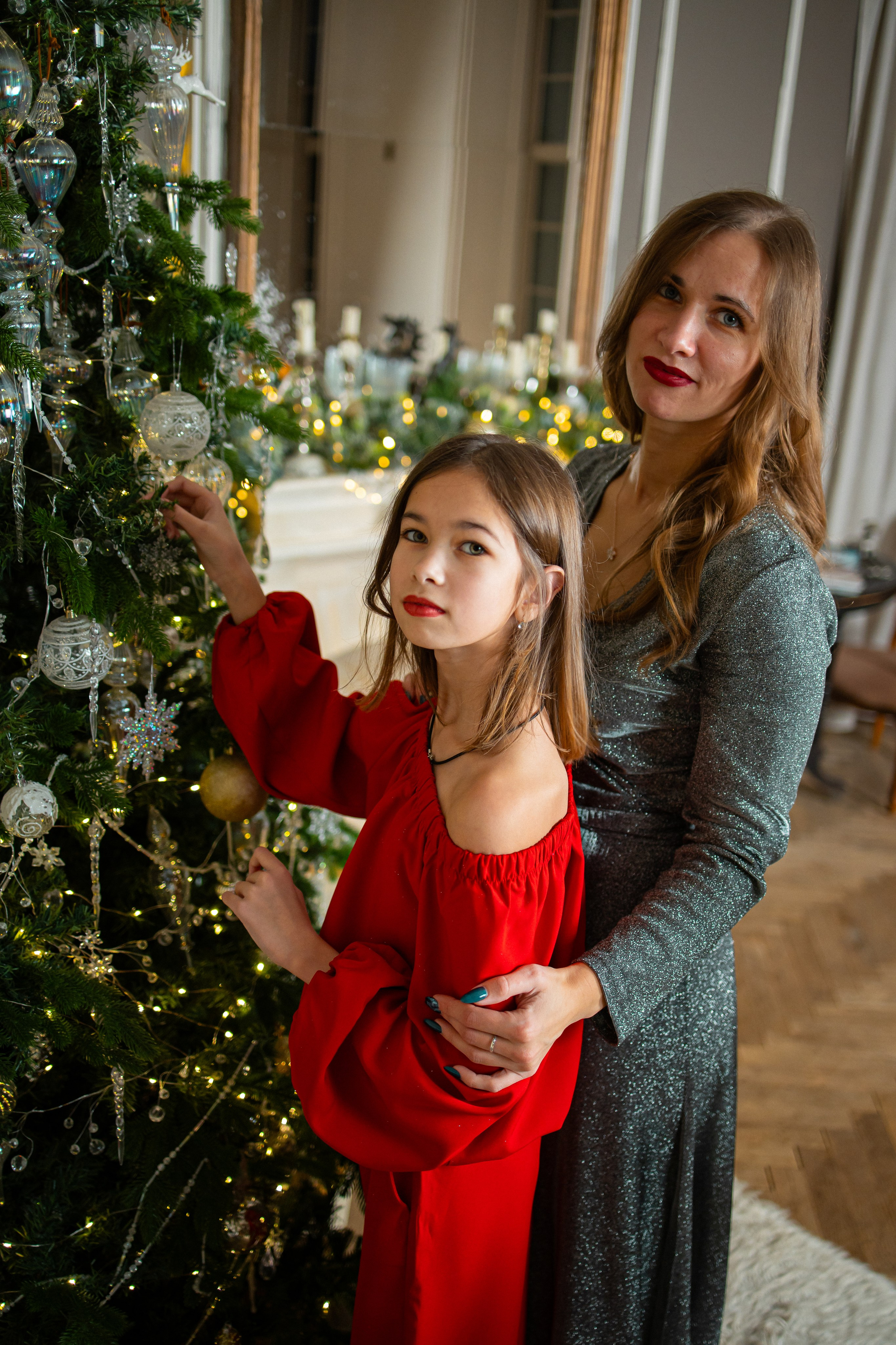 Семейная новогодняя фотосессия. Семейный фотограф г. Тюмень