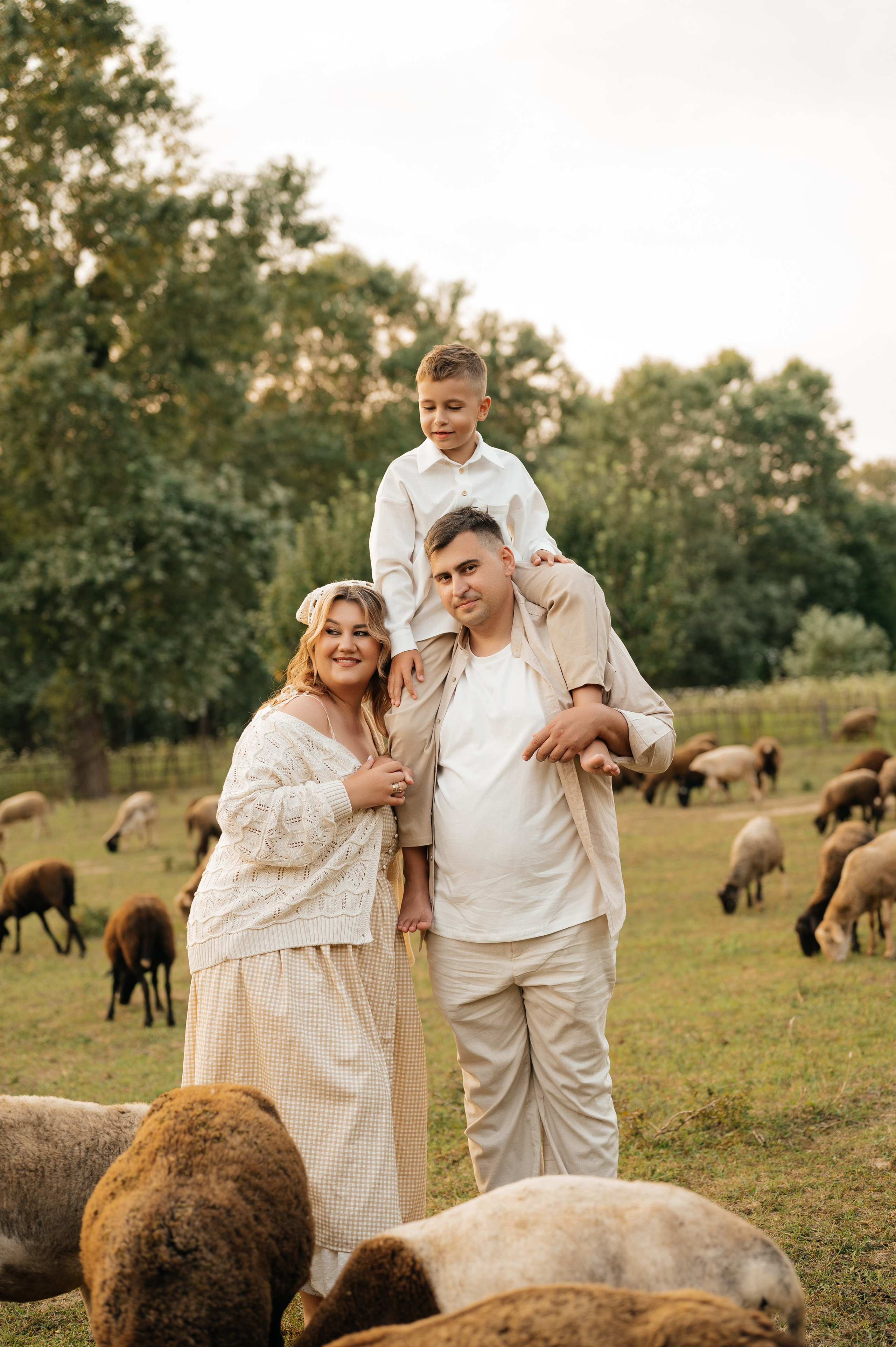 Семейная фотосессия на ферме. Свадебный и семейный фотограф в Краснодаре Алина Мельник