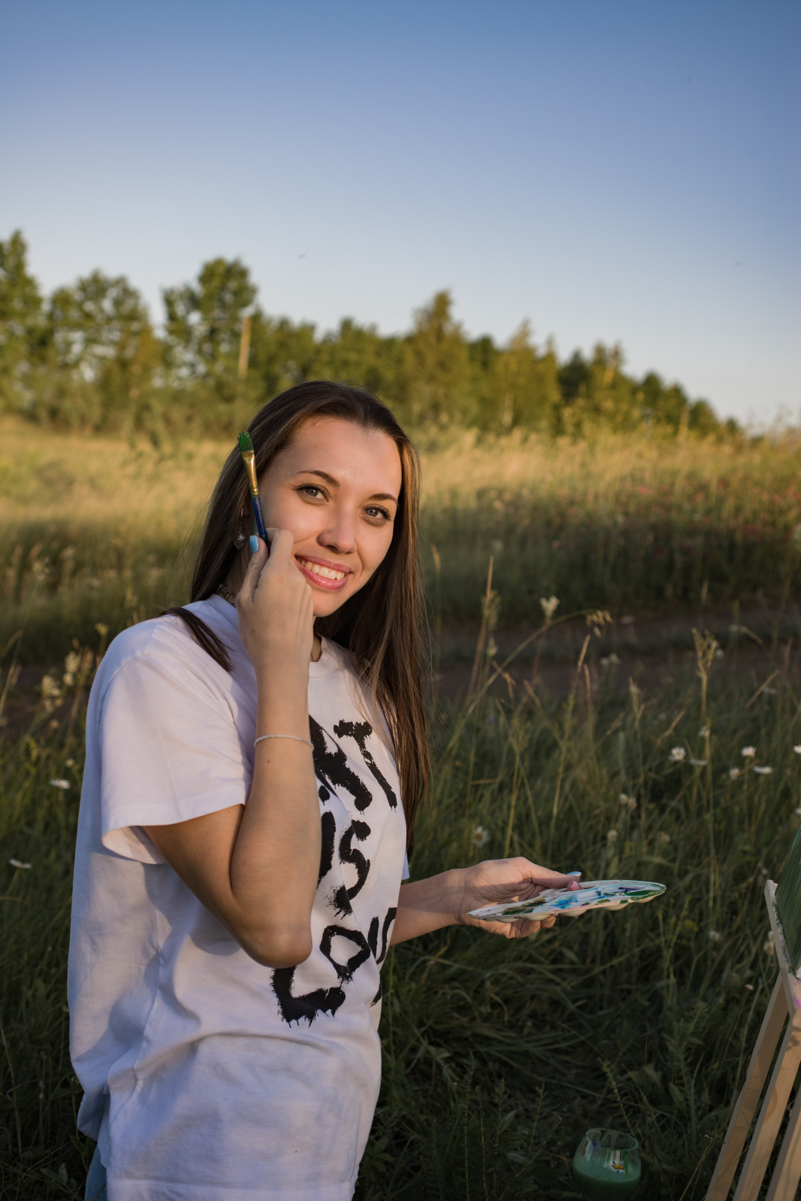 Виктория художник. Фотограф Людмила Белова