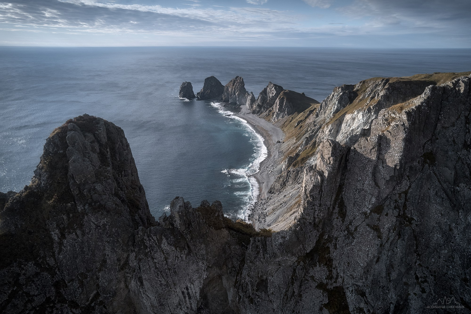 Aerial photography. Landscape photographer Aleksandr Chekhonin