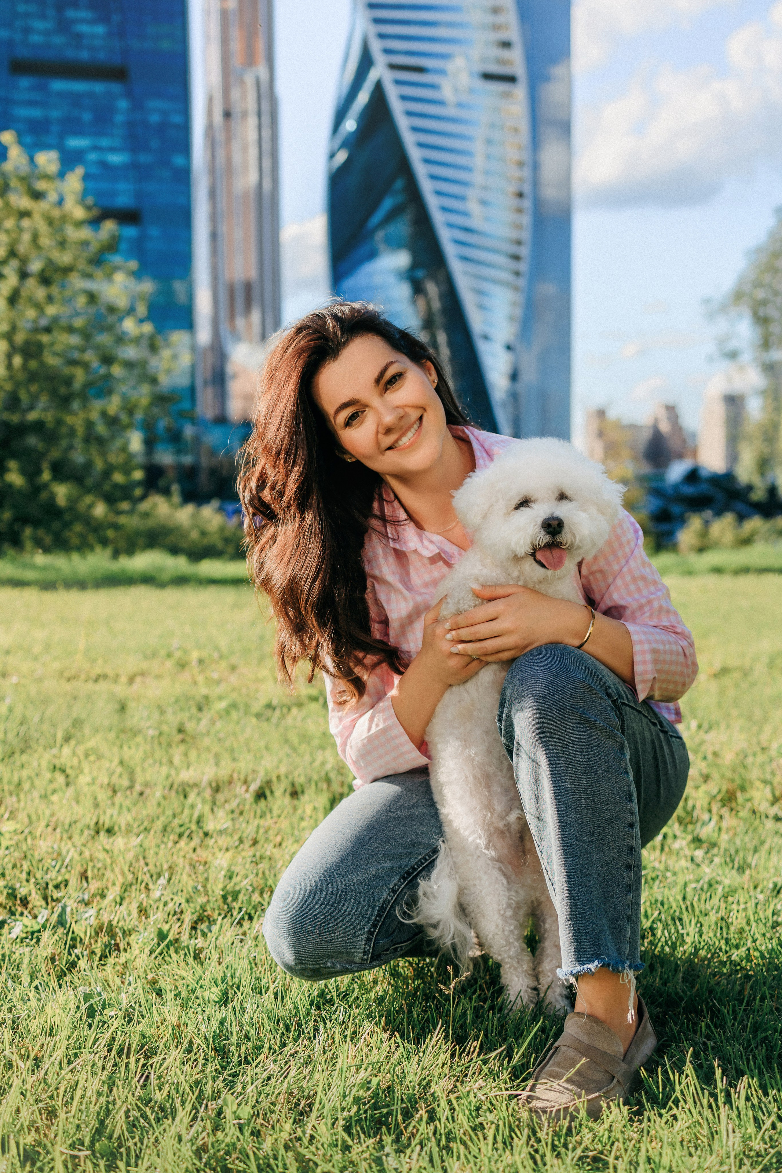 Марина, Данил и Бруно. Фотограф-анималист Елена Радченко, Москва