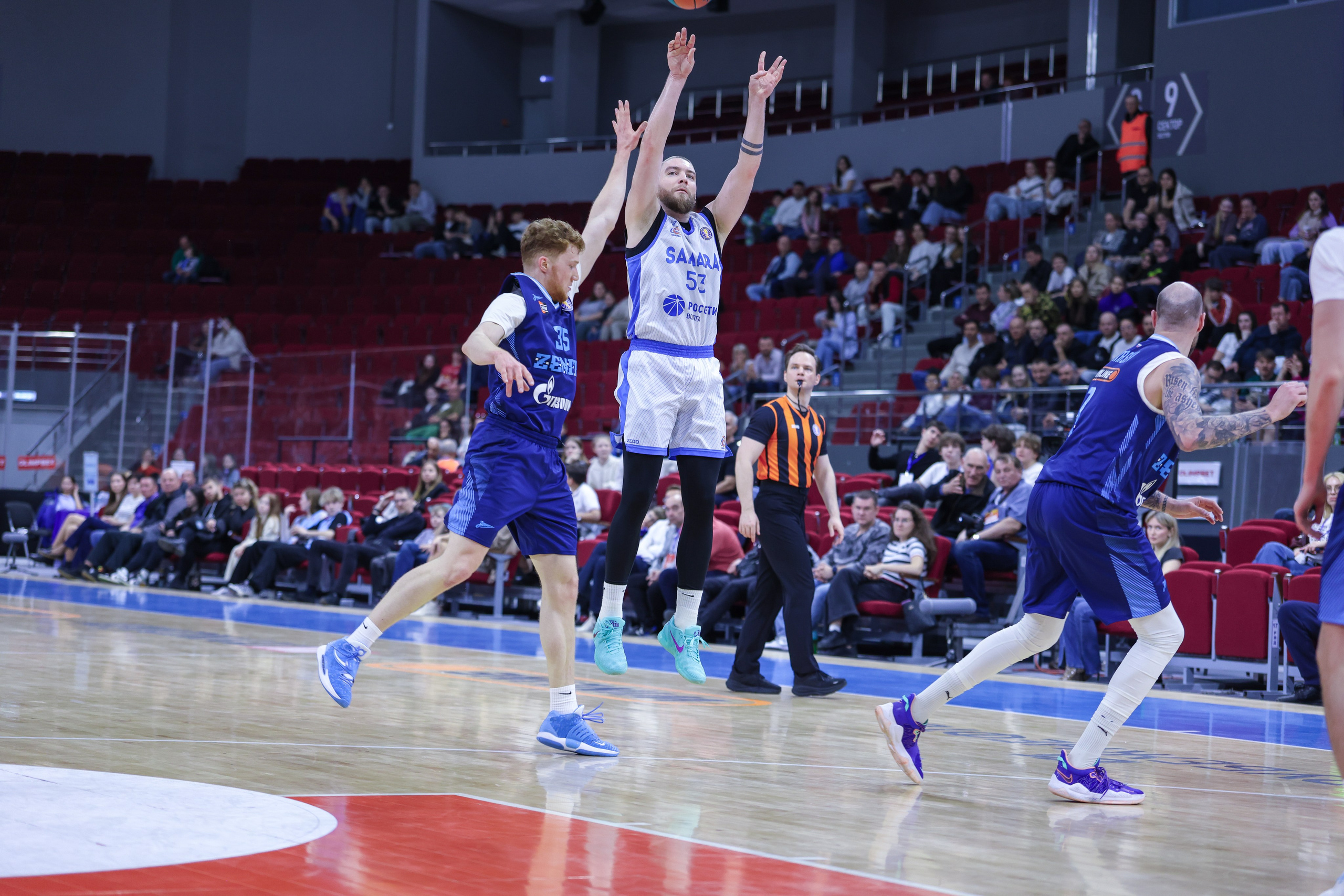 Баскетбол. Самара — Зенит. Единая лига ВТБ. Спортивный фотограф в Самаре