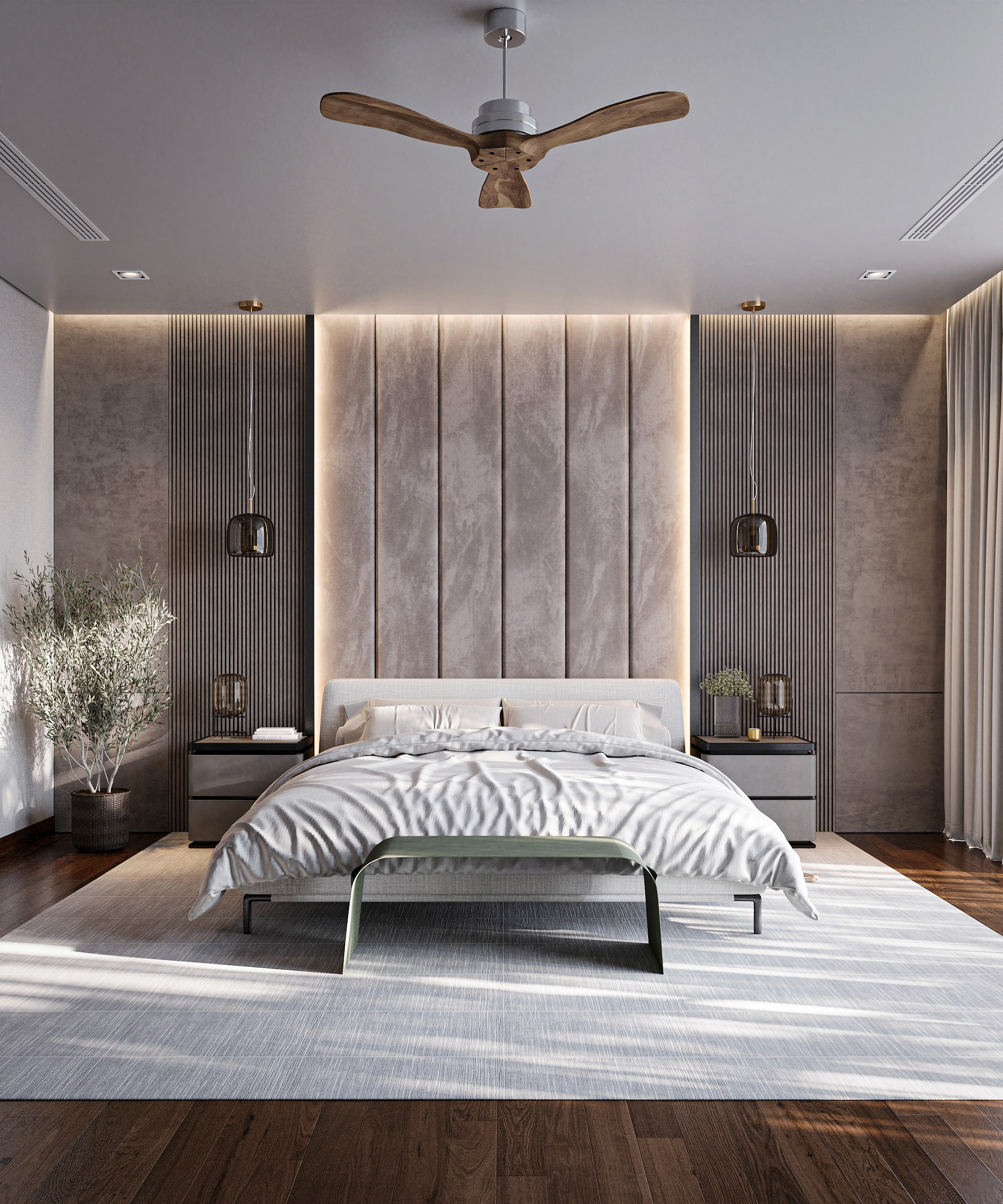 Мастер-спальня. Kindhard-design